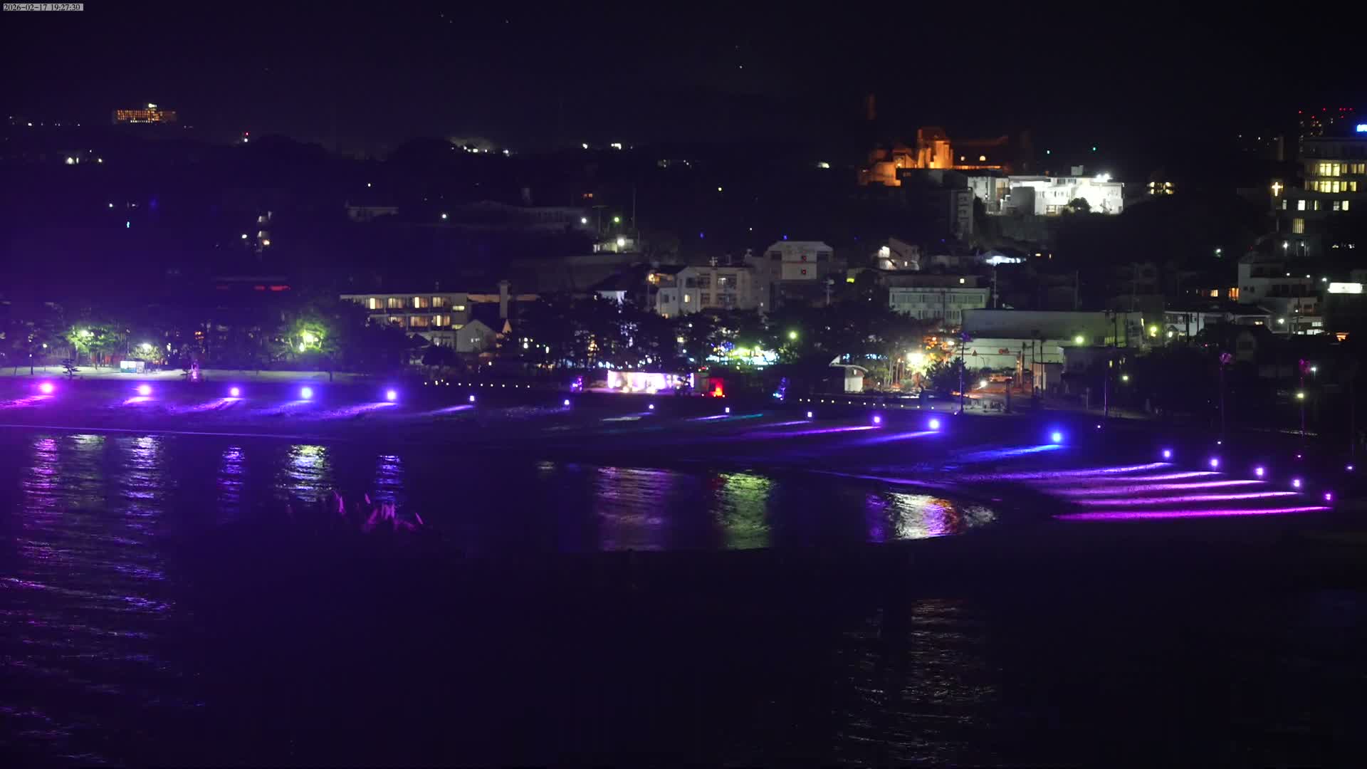 Wakayama, Shirahama Town & Beach ( 和歌山県白浜町とビーチ ) Skyline Live Cam - Shirahama, Nishimuro, Wakayama, Kansai, Honshu, Japan
