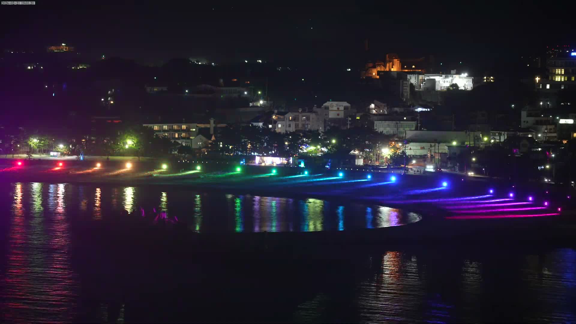 Wakayama, Shirahama Town & Beach ( 和歌山県白浜町とビーチ ) Skyline Live Cam - Shirahama, Nishimuro, Wakayama, Kansai, Honshu, Japan