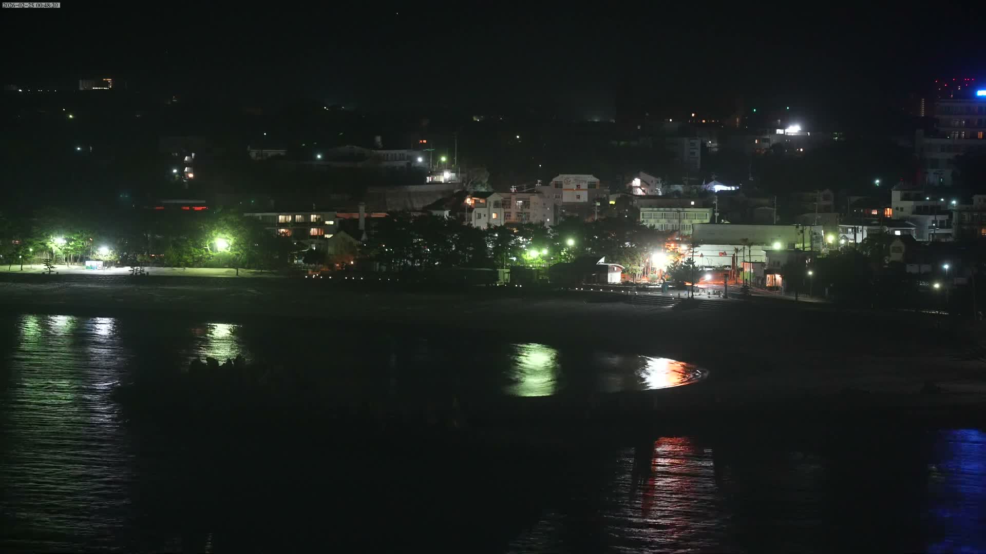 Wakayama, Shirahama Town & Beach ( 和歌山県白浜町とビーチ ) Skyline Live Cam - Shirahama, Nishimuro, Wakayama, Kansai, Honshu, Japan
