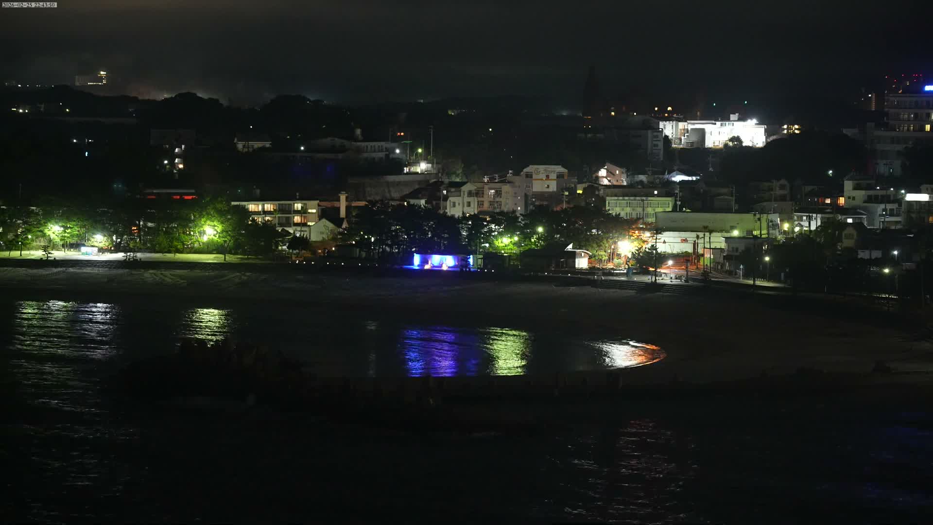 Wakayama, Shirahama Town & Beach ( 和歌山県白浜町とビーチ ) Skyline Live Cam - Shirahama, Nishimuro, Wakayama, Kansai, Honshu, Japan