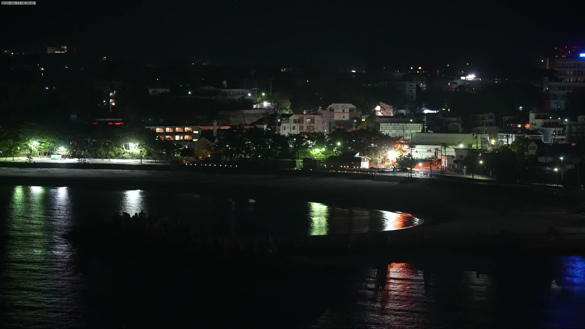 Wakayama, Shirahama Town & Beach ( 和歌山県白浜町とビーチ ) Skyline Live Cam - Shirahama, Nishimuro, Wakayama, Kansai, Honshu, Japan