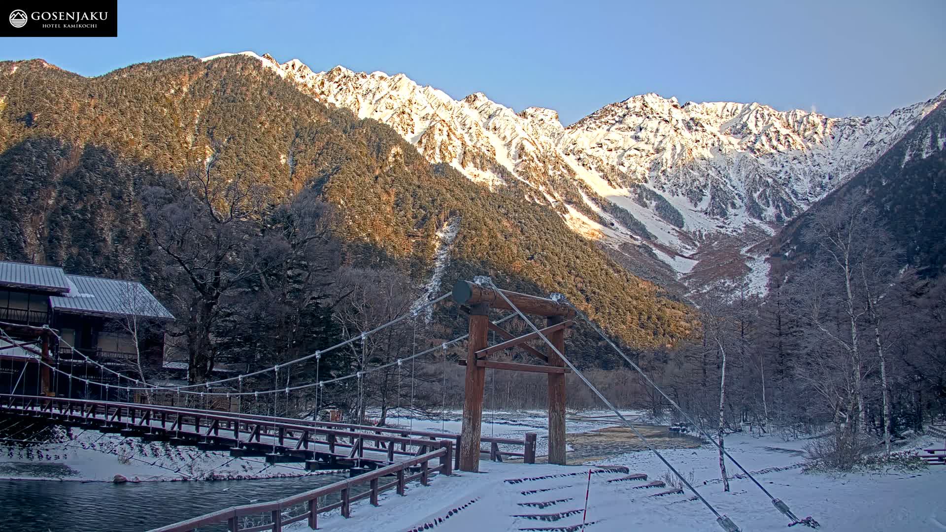 Kamikochi Valley & Hida Mountains Mt. Hotaka (Hida Samnyaku) 上高地渓谷・飛騨山脈 武尊山（飛騨山脈）View Live Cam - Kamikochi, Azumi, ( Matsumoto, Nagano ) , Nagano, Chubu, Japan