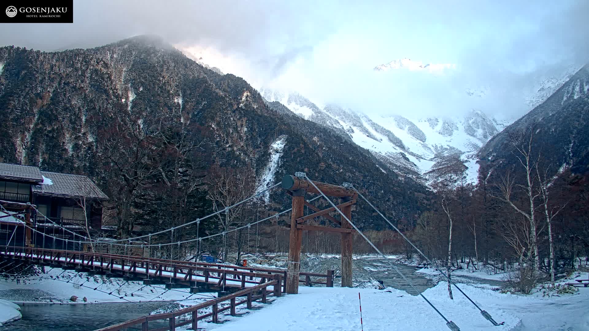Kamikochi Valley & Hida Mountains Mt. Hotaka (Hida Samnyaku) 上高地渓谷・飛騨山脈 武尊山（飛騨山脈）View Live Cam - Kamikochi, Azumi, ( Matsumoto, Nagano ) , Nagano, Chubu, Japan