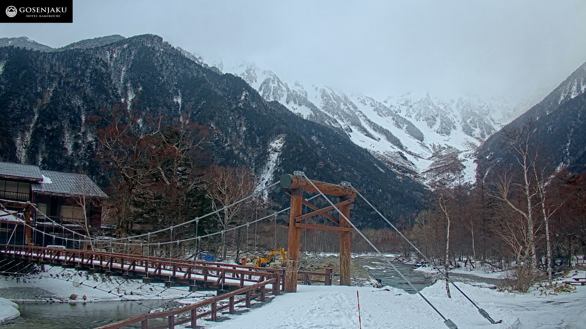 Kamikochi Valley & Hida Mountains Mt. Hotaka (Hida Samnyaku) 上高地渓谷・飛騨山脈 武尊山（飛騨山脈）View Live Cam - Kamikochi, Azumi, ( Matsumoto, Nagano ) , Nagano, Chubu, Japan