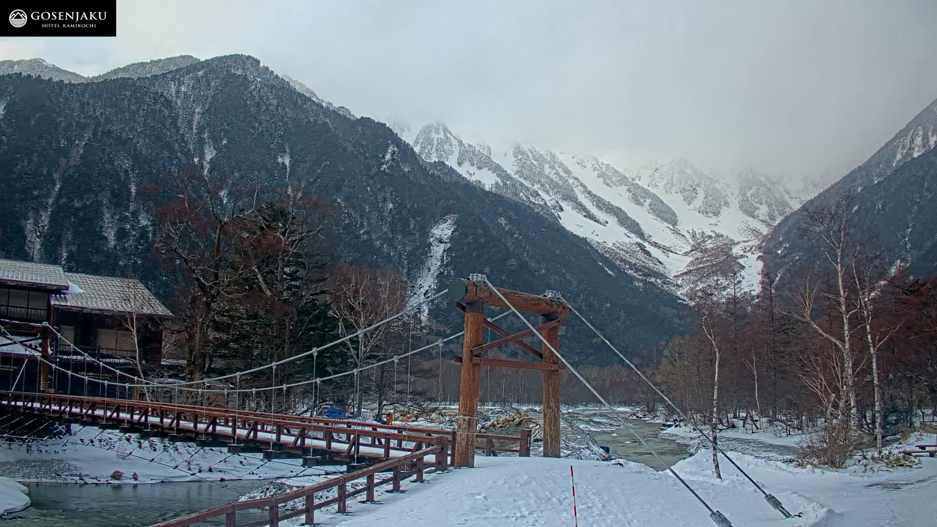 Kamikochi Valley & Hida Mountains Mt. Hotaka (Hida Samnyaku) 上高地渓谷・飛騨山脈 武尊山（飛騨山脈）View Live Cam - Kamikochi, Azumi, ( Matsumoto, Nagano ) , Nagano, Chubu, Japan