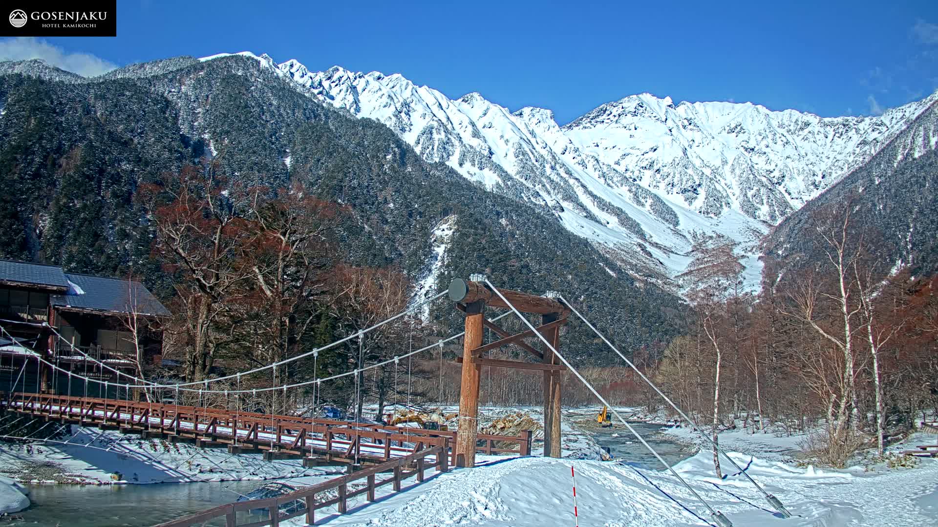 Kamikochi Valley & Hida Mountains Mt. Hotaka (Hida Samnyaku) 上高地渓谷・飛騨山脈 武尊山（飛騨山脈）View Live Cam - Kamikochi, Azumi, ( Matsumoto, Nagano ) , Nagano, Chubu, Japan