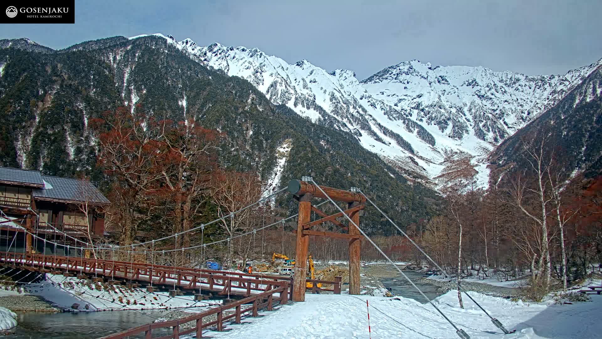 Kamikochi Valley & Hida Mountains Mt. Hotaka (Hida Samnyaku) 上高地渓谷・飛騨山脈 武尊山（飛騨山脈）View Live Cam - Kamikochi, Azumi, ( Matsumoto, Nagano ) , Nagano, Chubu, Japan