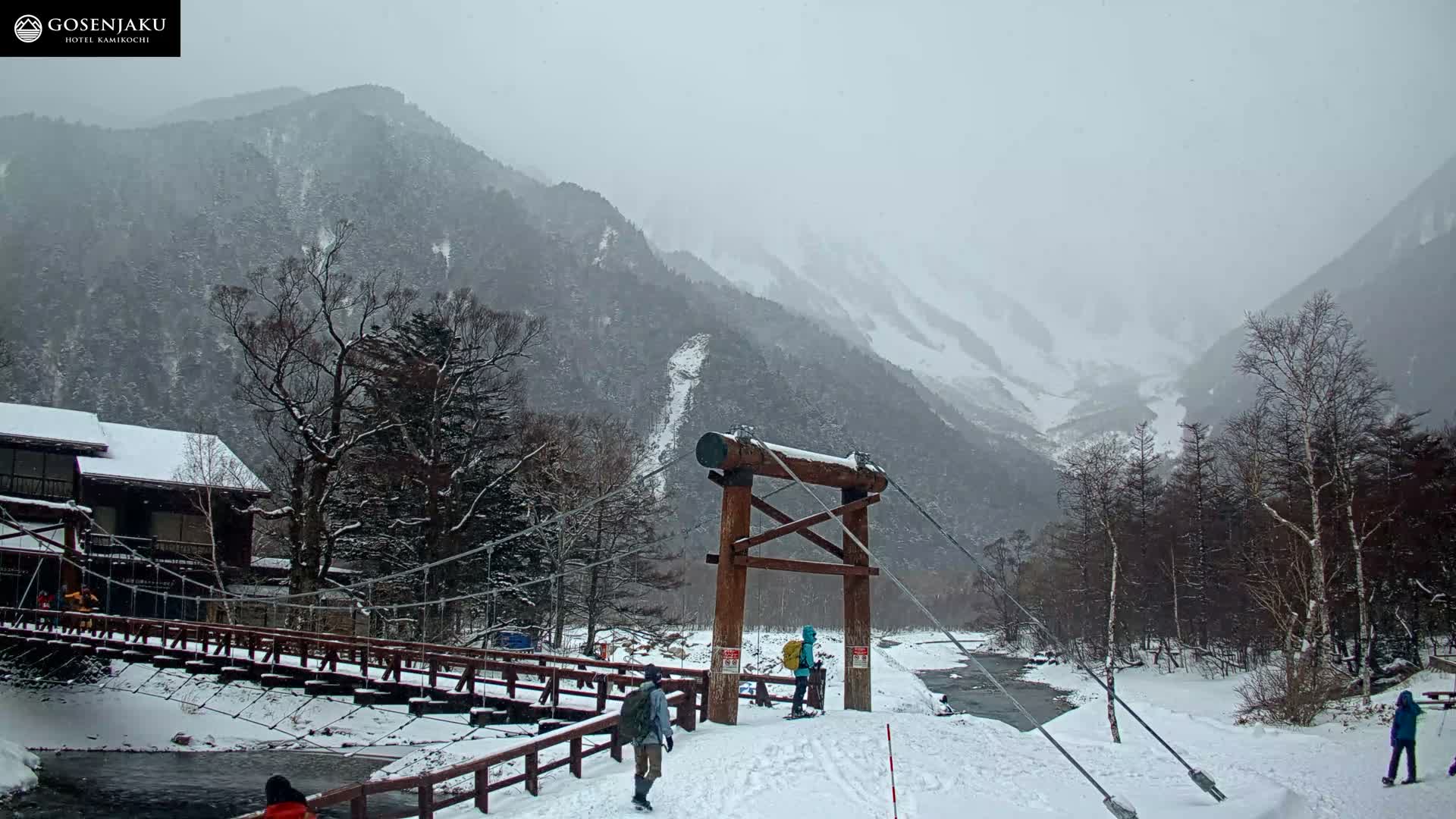 Kamikochi Valley & Hida Mountains Mt. Hotaka (Hida Samnyaku) 上高地渓谷・飛騨山脈 武尊山（飛騨山脈）View Live Cam - Kamikochi, Azumi, ( Matsumoto, Nagano ) , Nagano, Chubu, Japan