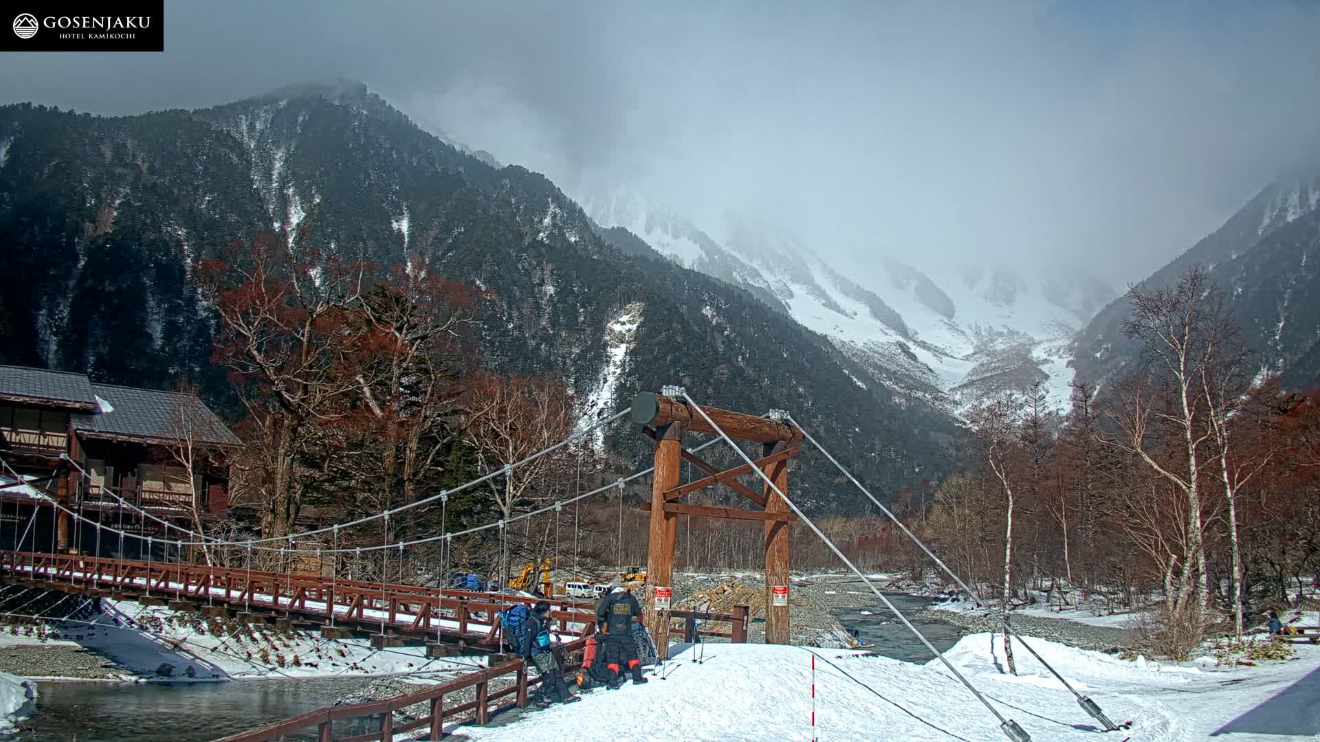 Kamikochi Valley & Hida Mountains Mt. Hotaka (Hida Samnyaku) 上高地渓谷・飛騨山脈 武尊山（飛騨山脈）View Live Cam - Kamikochi, Azumi, ( Matsumoto, Nagano ) , Nagano, Chubu, Japan