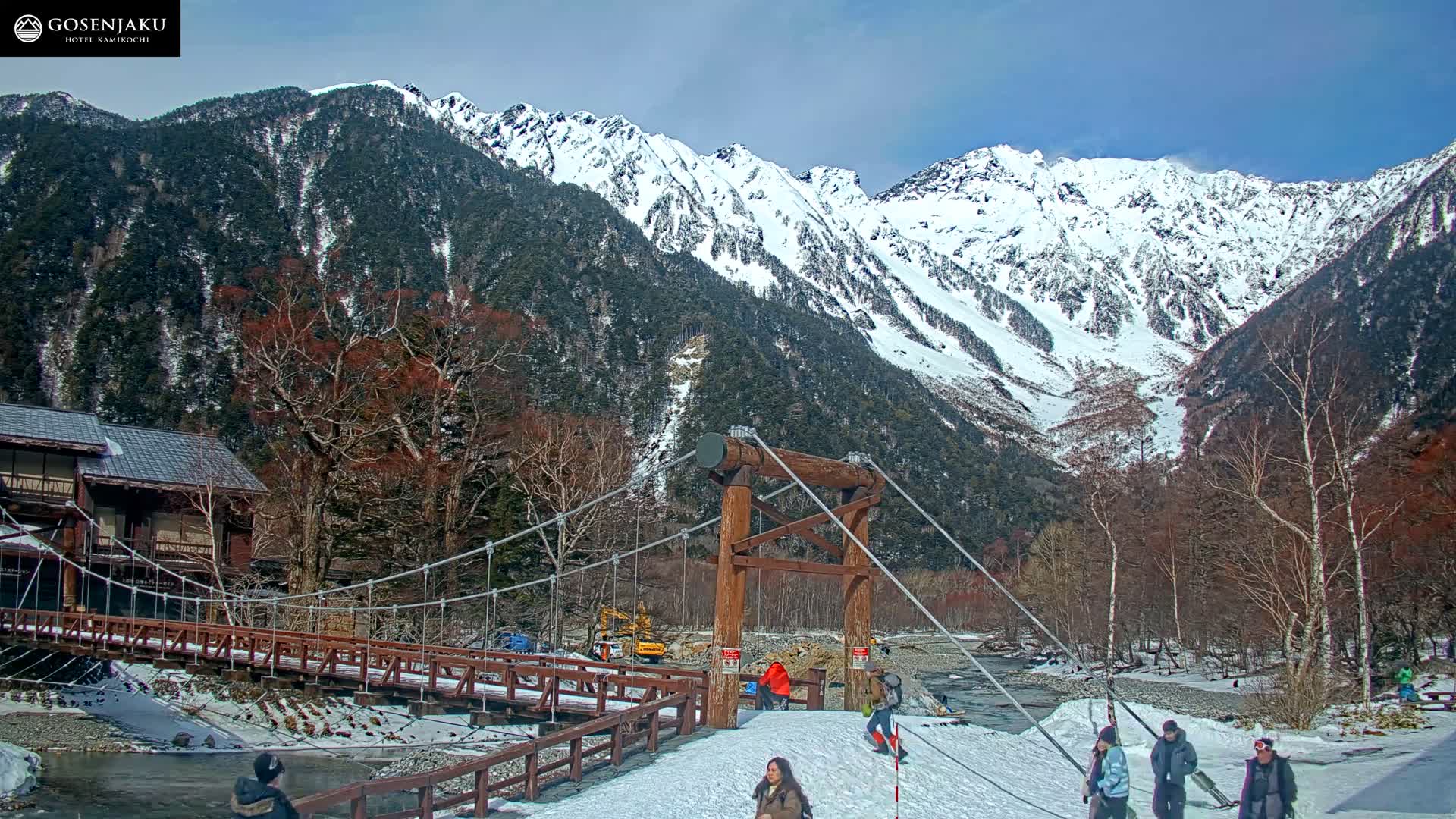 Kamikochi Valley & Hida Mountains Mt. Hotaka (Hida Samnyaku) 上高地渓谷・飛騨山脈 武尊山（飛騨山脈）View Live Cam - Kamikochi, Azumi, ( Matsumoto, Nagano ) , Nagano, Chubu, Japan