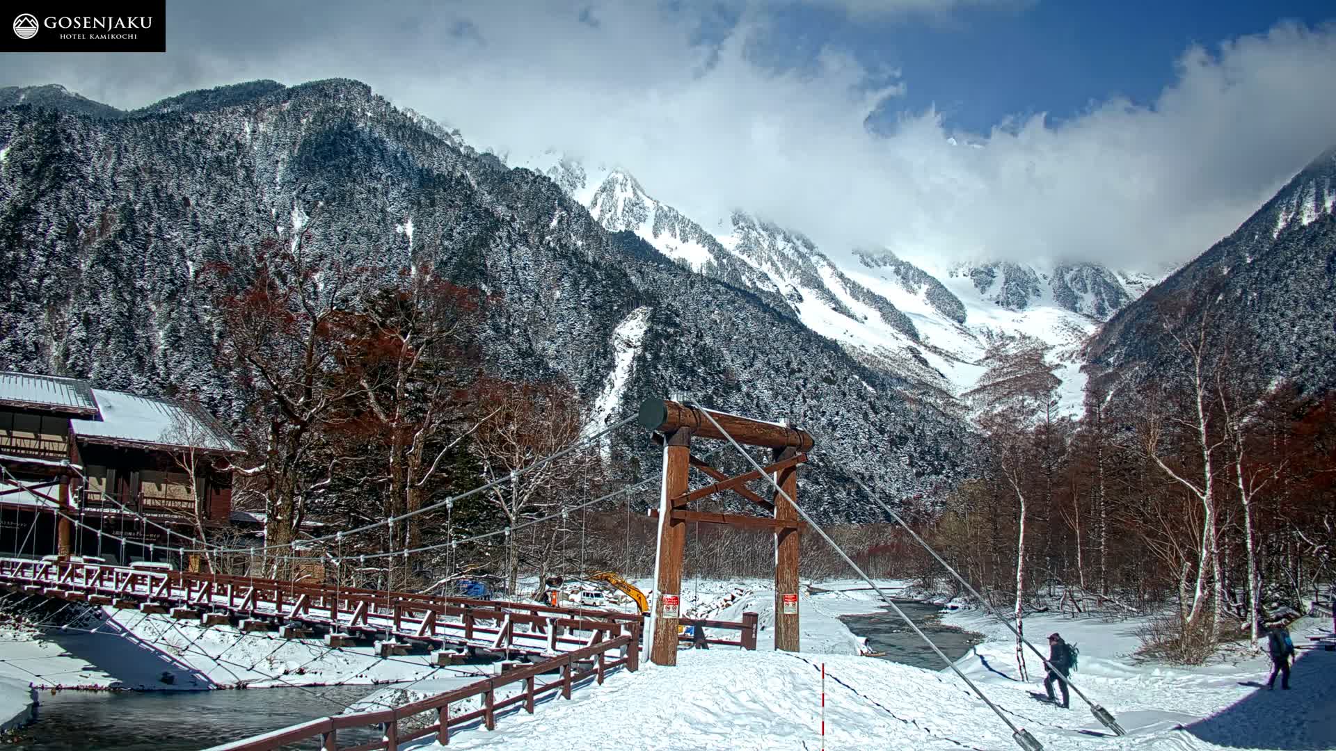 Kamikochi Valley & Hida Mountains Mt. Hotaka (Hida Samnyaku) 上高地渓谷・飛騨山脈 武尊山（飛騨山脈）View Live Cam - Kamikochi, Azumi, ( Matsumoto, Nagano ) , Nagano, Chubu, Japan