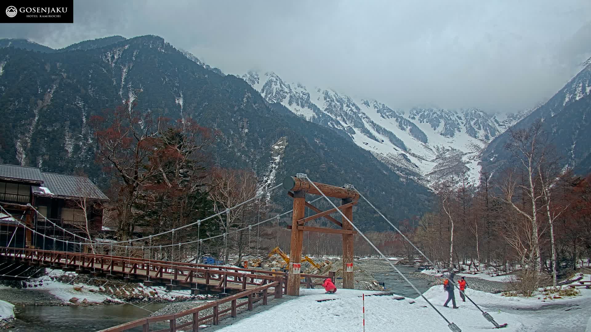Kamikochi Valley & Hida Mountains Mt. Hotaka (Hida Samnyaku) 上高地渓谷・飛騨山脈 武尊山（飛騨山脈）View Live Cam - Kamikochi, Azumi, ( Matsumoto, Nagano ) , Nagano, Chubu, Japan