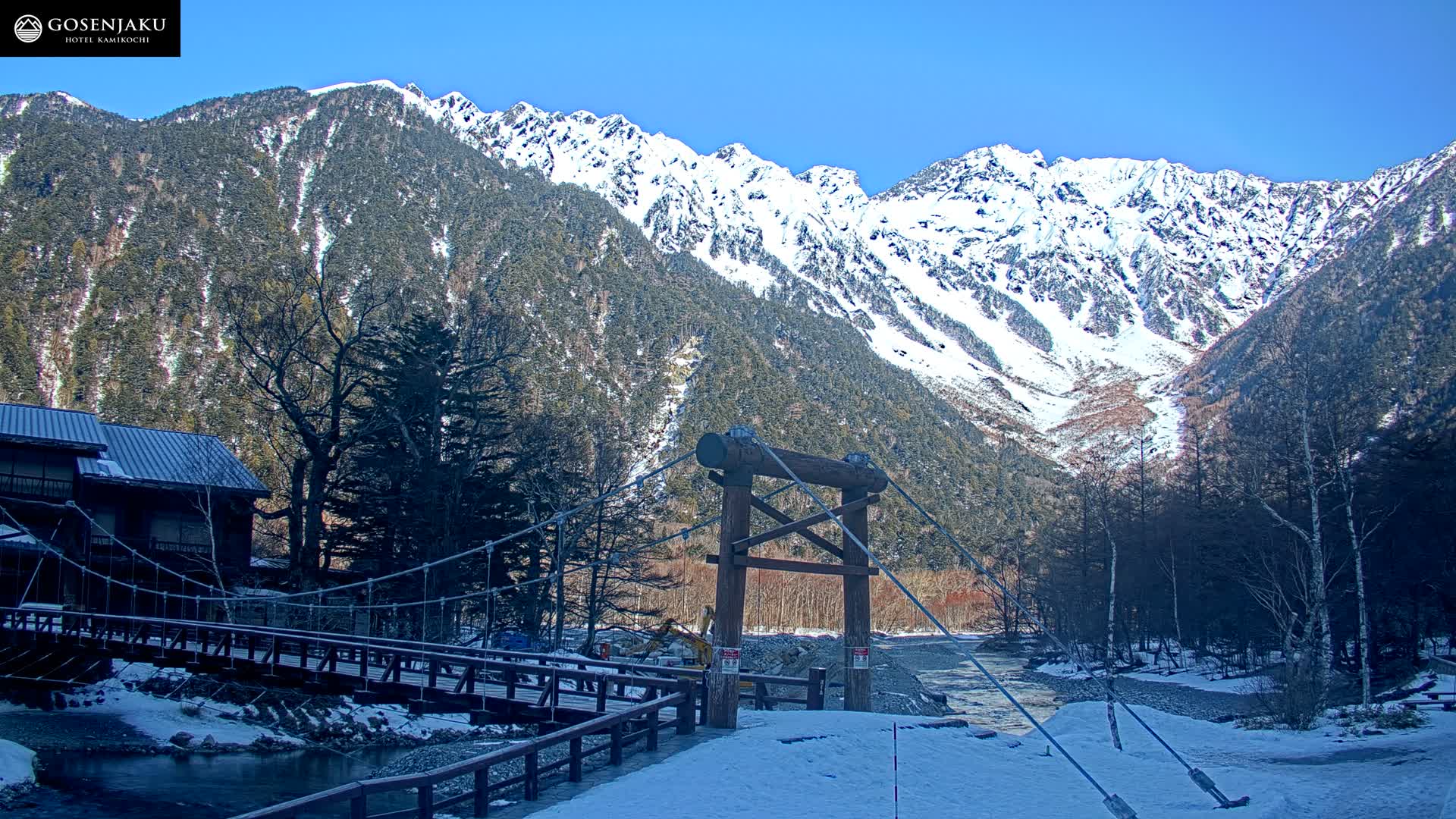 Kamikochi Valley & Hida Mountains Mt. Hotaka (Hida Samnyaku) 上高地渓谷・飛騨山脈 武尊山（飛騨山脈）View Live Cam - Kamikochi, Azumi, ( Matsumoto, Nagano ) , Nagano, Chubu, Japan