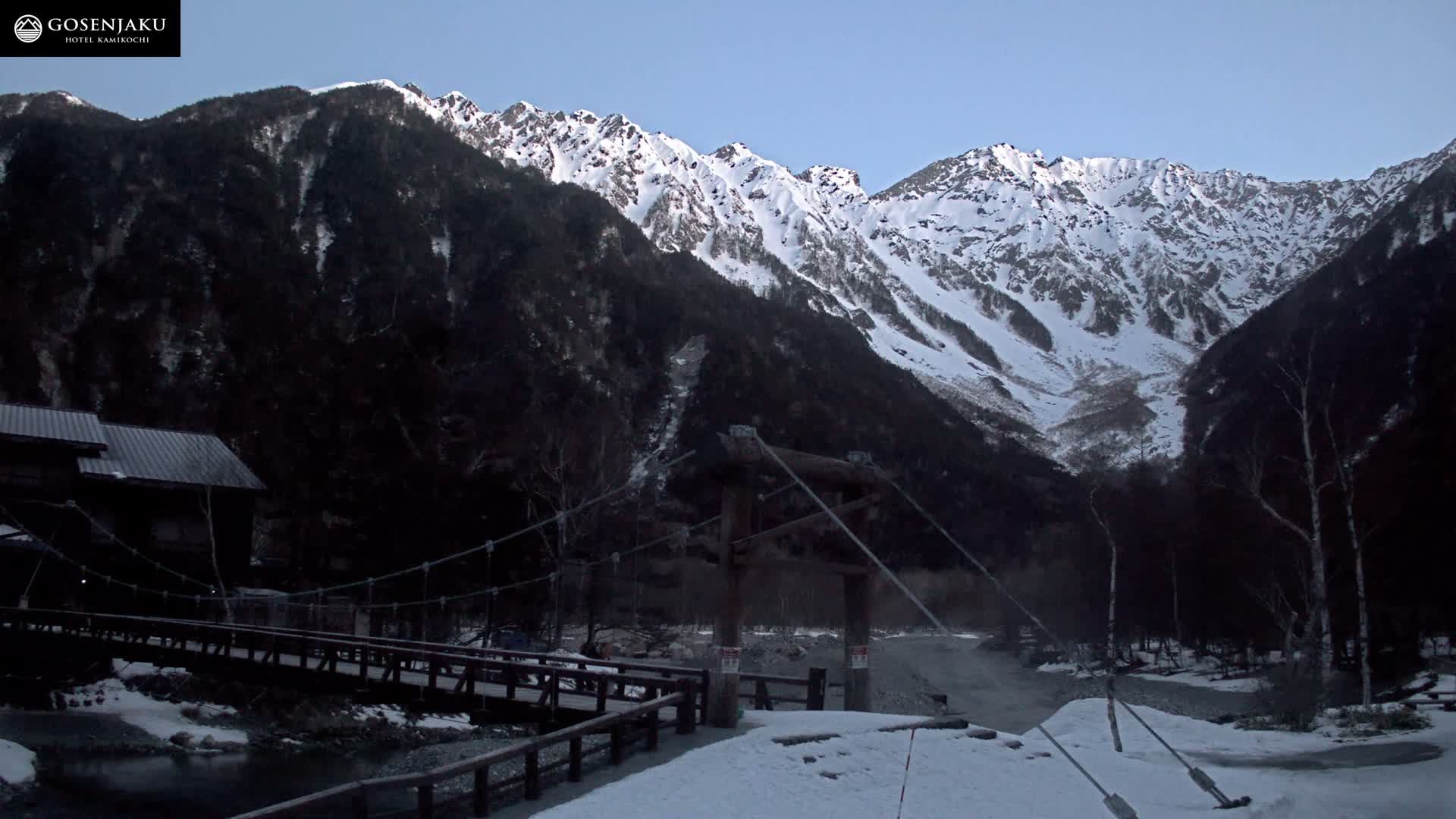 Kamikochi Valley & Hida Mountains Mt. Hotaka (Hida Samnyaku) 上高地渓谷・飛騨山脈 武尊山（飛騨山脈）View Live Cam - Kamikochi, Azumi, ( Matsumoto, Nagano ) , Nagano, Chubu, Japan