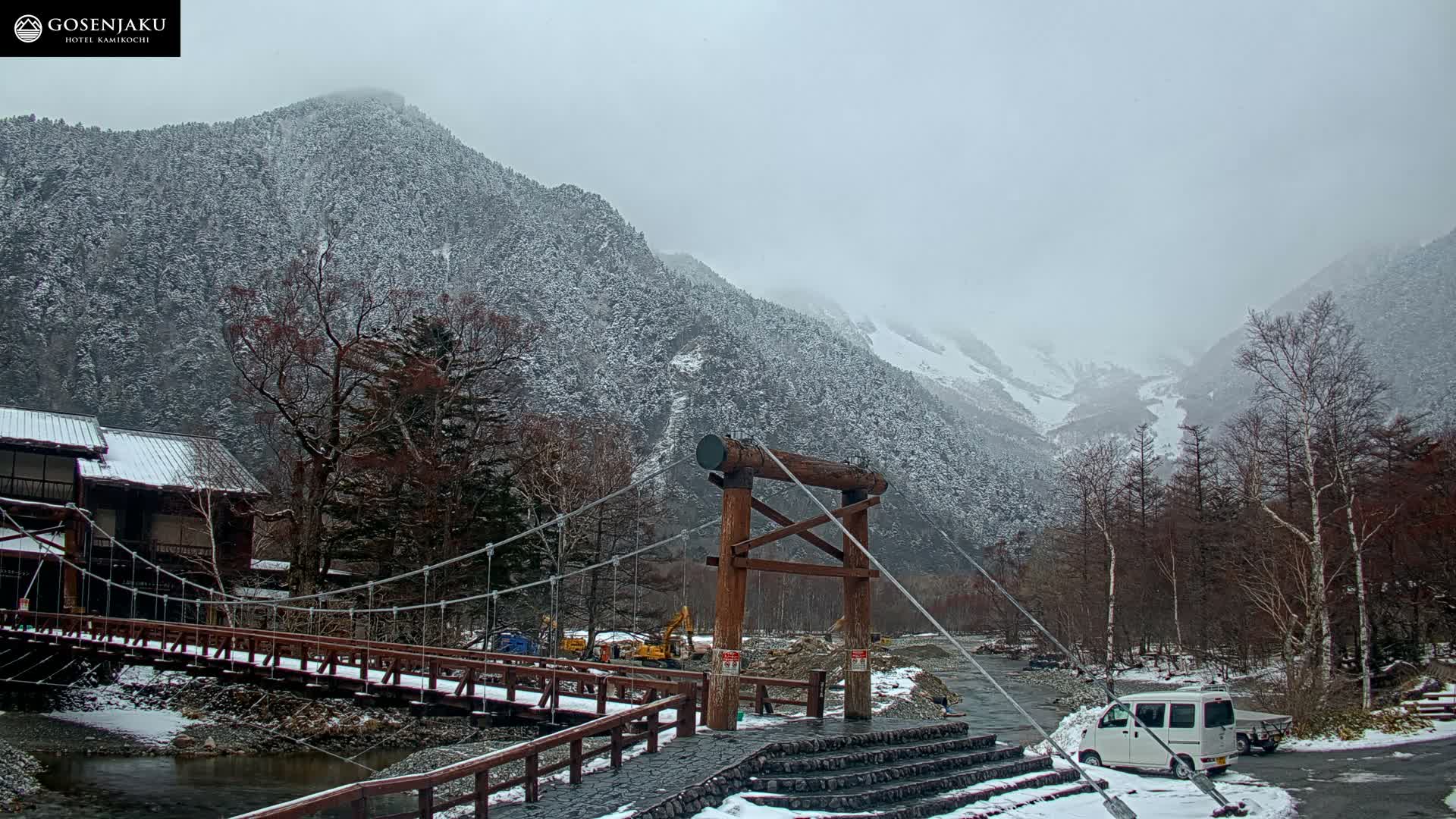 Kamikochi Valley & Hida Mountains Mt. Hotaka (Hida Samnyaku) 上高地渓谷・飛騨山脈 武尊山（飛騨山脈）View Live Cam - Kamikochi, Azumi, ( Matsumoto, Nagano ) , Nagano, Chubu, Japan