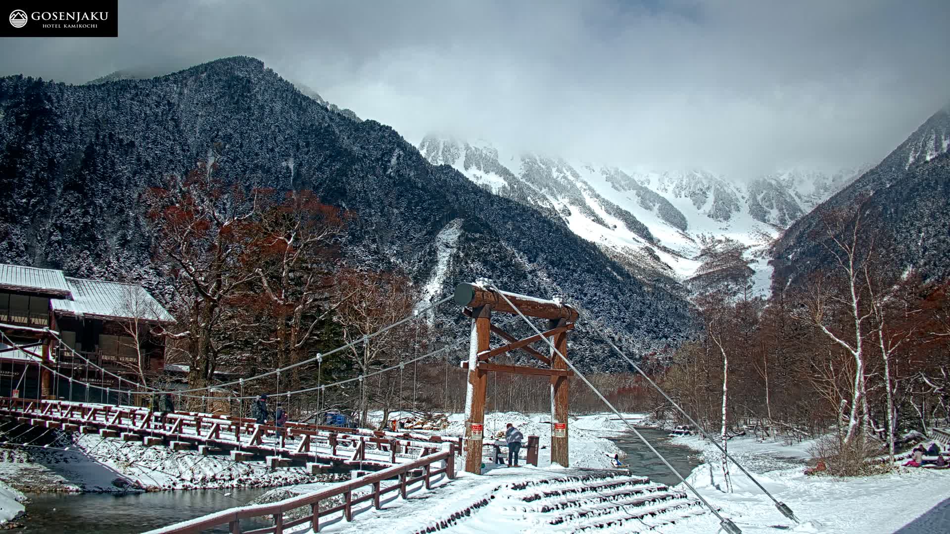 Kamikochi Valley & Hida Mountains Mt. Hotaka (Hida Samnyaku) 上高地渓谷・飛騨山脈 武尊山（飛騨山脈）View Live Cam - Kamikochi, Azumi, ( Matsumoto, Nagano ) , Nagano, Chubu, Japan