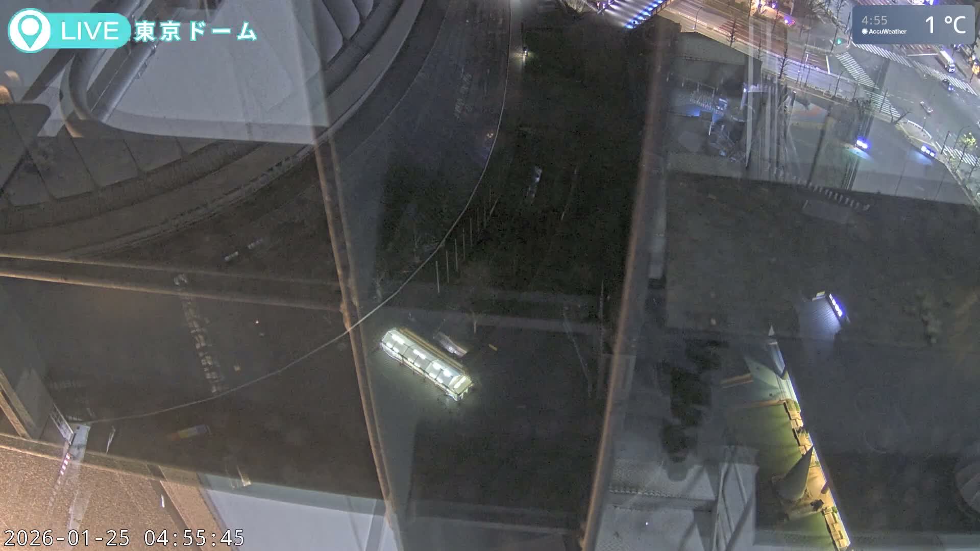 Tokyo Dome City & Tokyo Dome Stadium Live Cam  ( 東京ドームシティスタジアム ) Live Cam - 1 Chome, Koraku, Bunkyo-ku, Tokyo, Kantō, Honshu, Japan