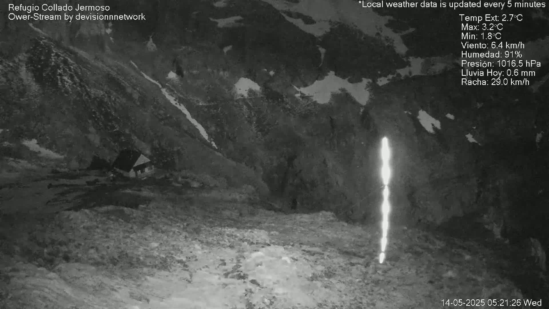 Picos de Europa Mountain Range Collado Jermoso Refuge Live Cam - León, Castila&Leon, Spain