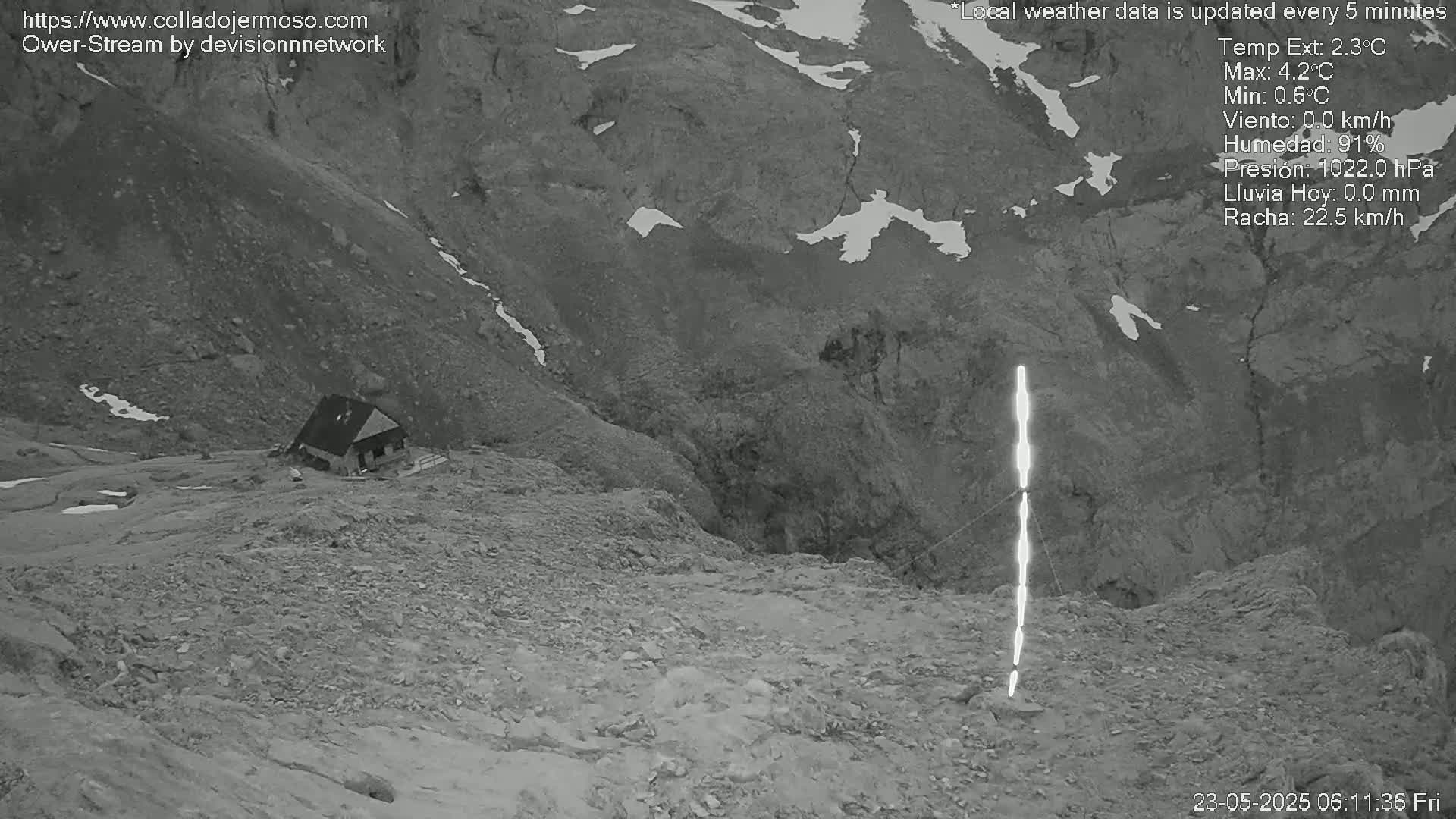 Picos de Europa Mountain Range Collado Jermoso Refuge Live Cam - León, Castila&Leon, Spain