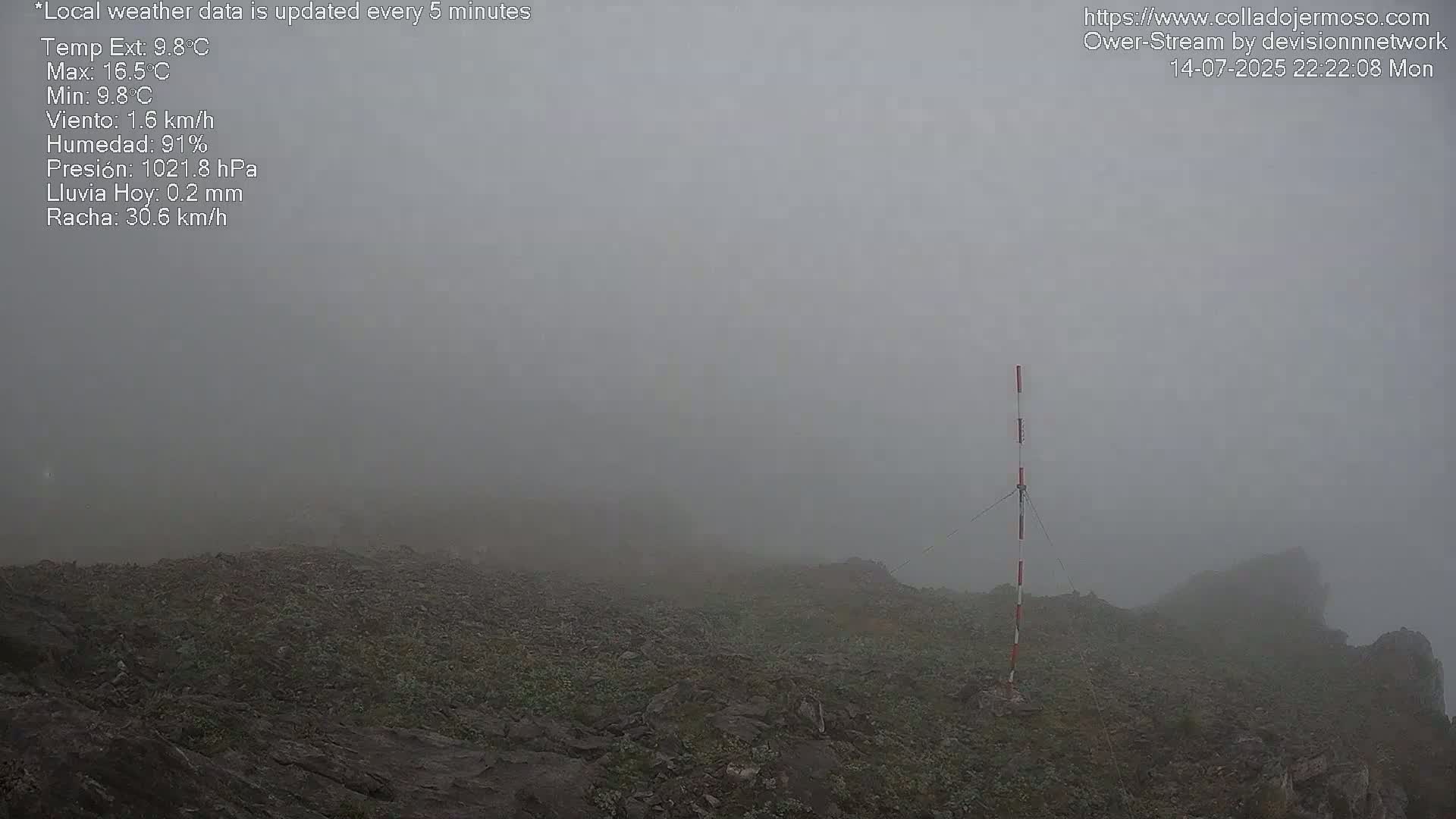 Picos de Europa Mountain Range Collado Jermoso Refuge Live Cam - León, Castila&Leon, Spain
