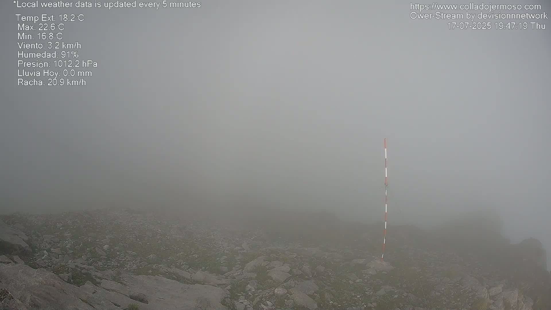 Picos de Europa Mountain Range Collado Jermoso Refuge Live Cam - León, Castila&Leon, Spain