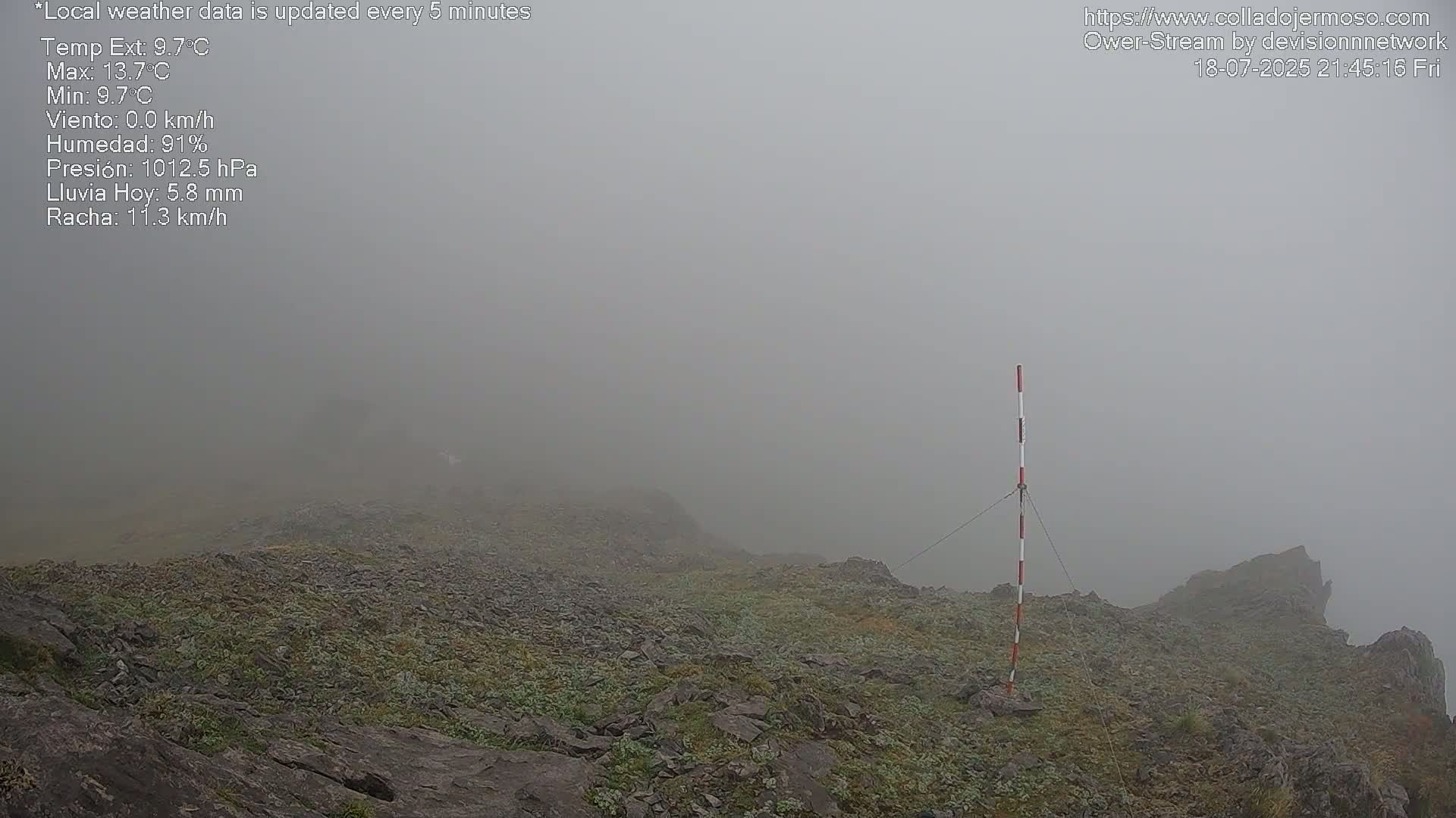 Picos de Europa Mountain Range Collado Jermoso Refuge Live Cam - León, Castila&Leon, Spain