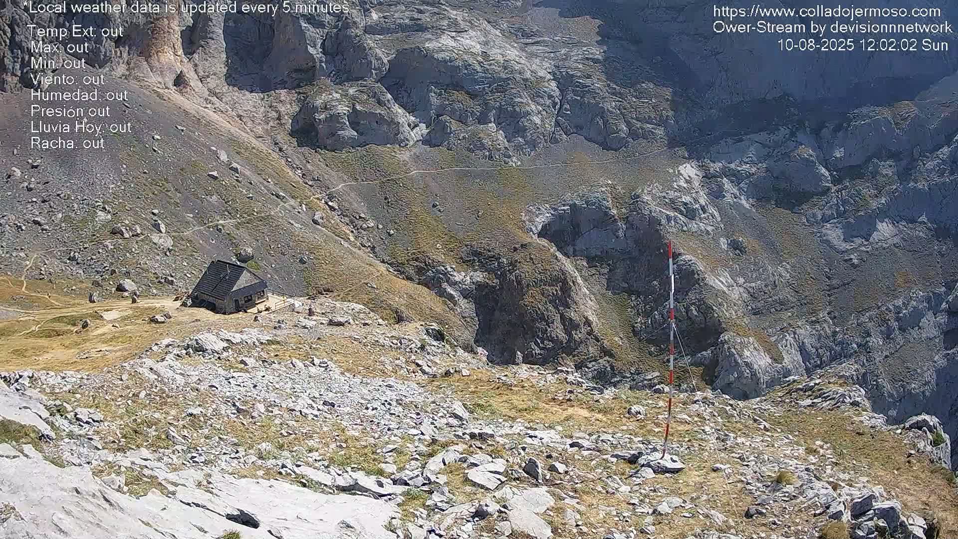 Picos de Europa Mountain Range Collado Jermoso Refuge Live Cam - León, Castila&Leon, Spain