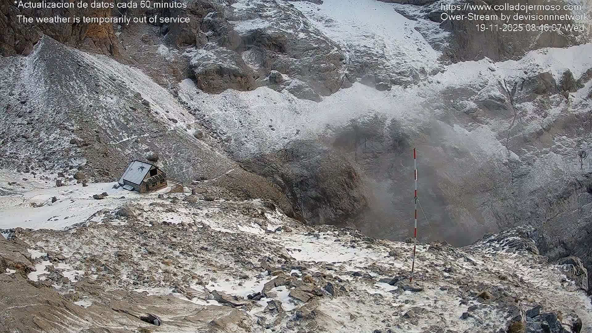 Picos de Europa Mountain Range Collado Jermoso Refuge Live Cam - León, Castila&Leon, Spain