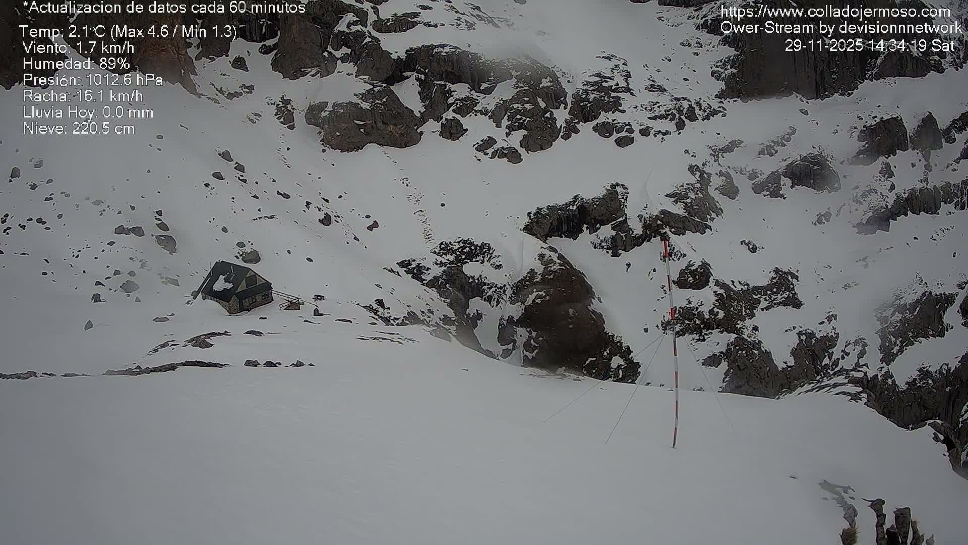 Picos de Europa Mountain Range Collado Jermoso Refuge Live Cam - León, Castila&Leon, Spain