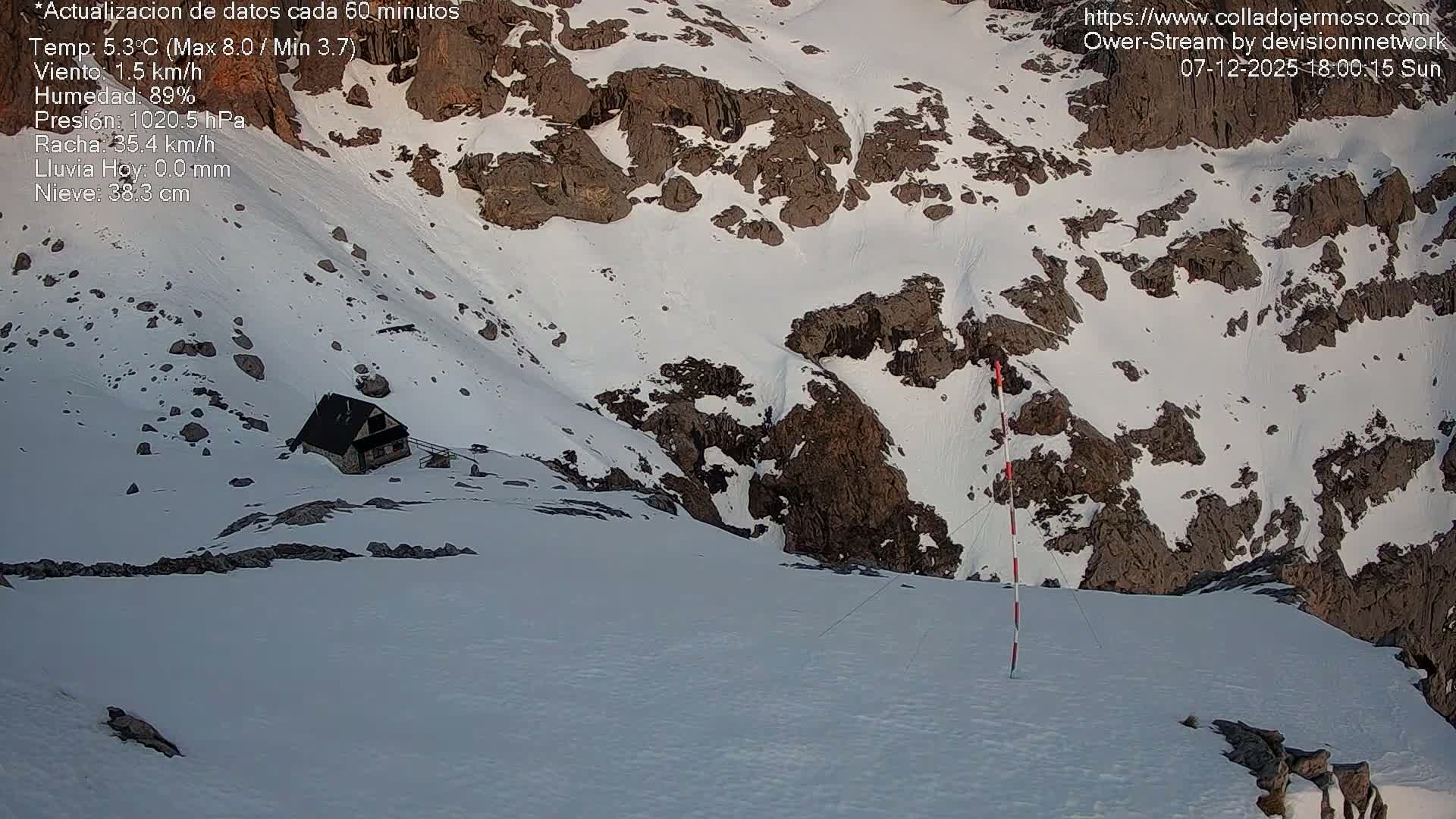 Picos de Europa Mountain Range Collado Jermoso Refuge Live Cam - León, Castila&Leon, Spain