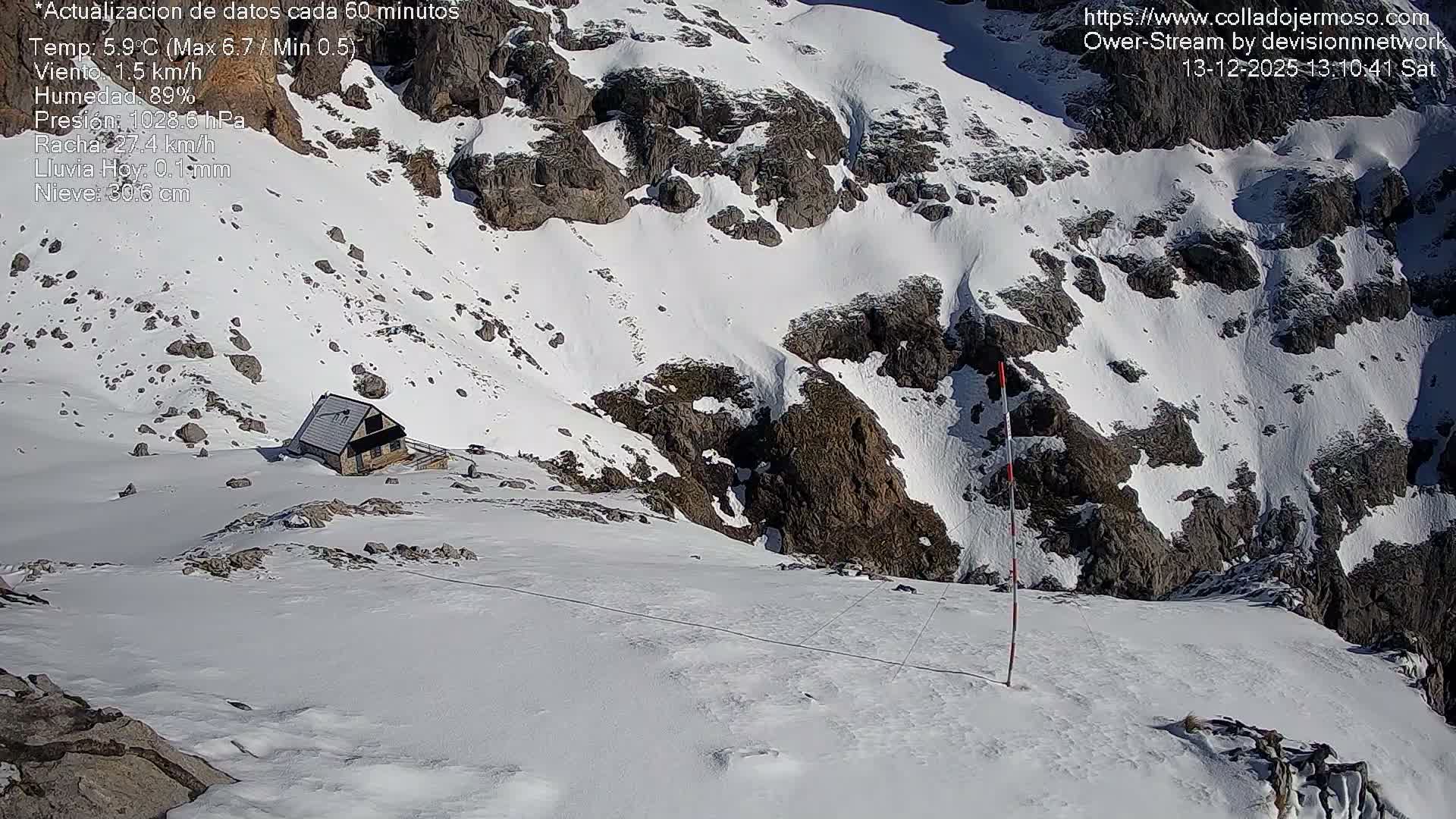 Picos de Europa Mountain Range Collado Jermoso Refuge Live Cam - León, Castila&Leon, Spain