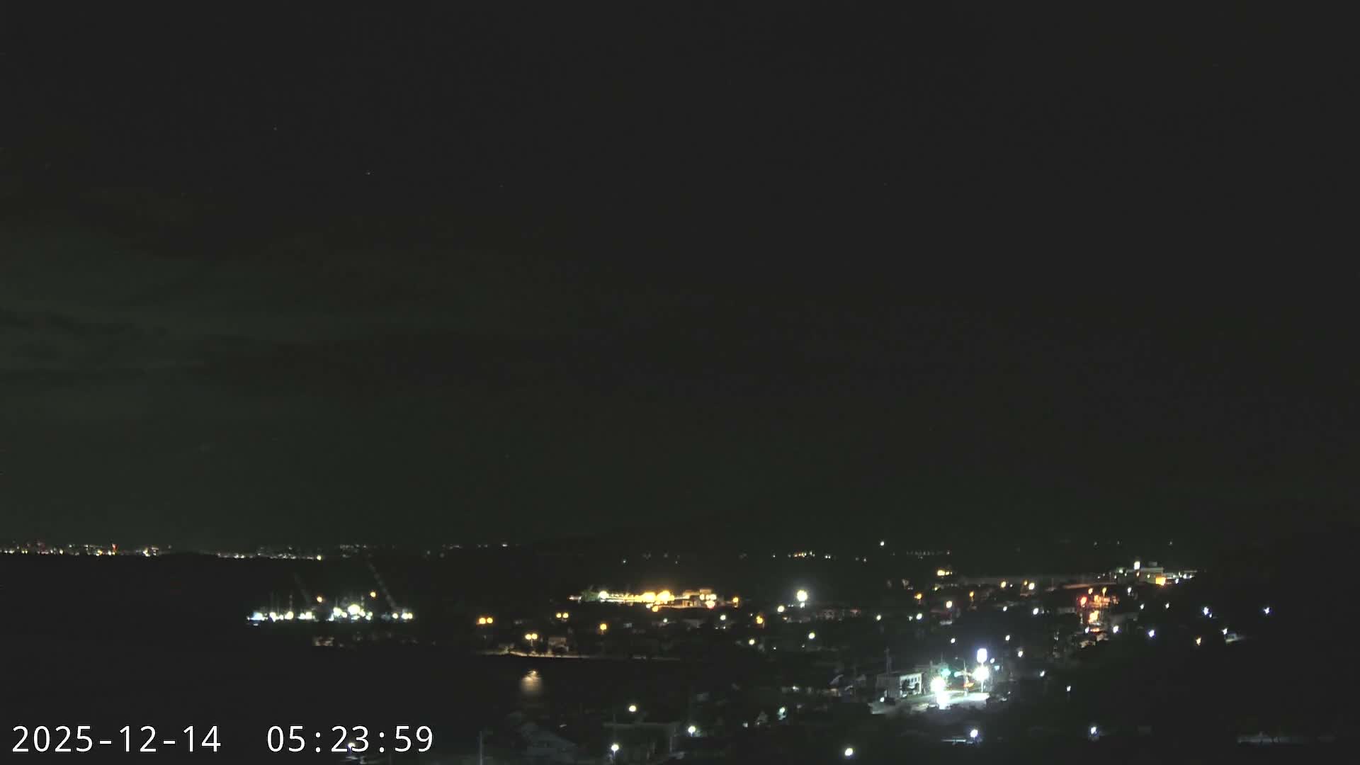 Tarumizu City Skyline & Sakurajima Living Volcano View ( 垂水市のスカイラインと桜島の活火山ビュー ) Live Cam - Hamabira, Tarumizu, Kagoshima Prefecture, Kyushu, Japan