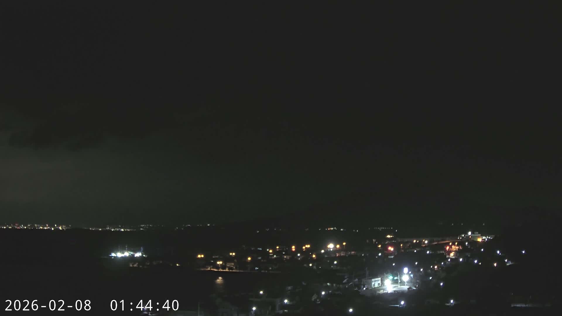 Tarumizu City Skyline & Sakurajima Living Volcano View ( 垂水市のスカイラインと桜島の活火山ビュー ) Live Cam - Hamabira, Tarumizu, Kagoshima Prefecture, Kyushu, Japan