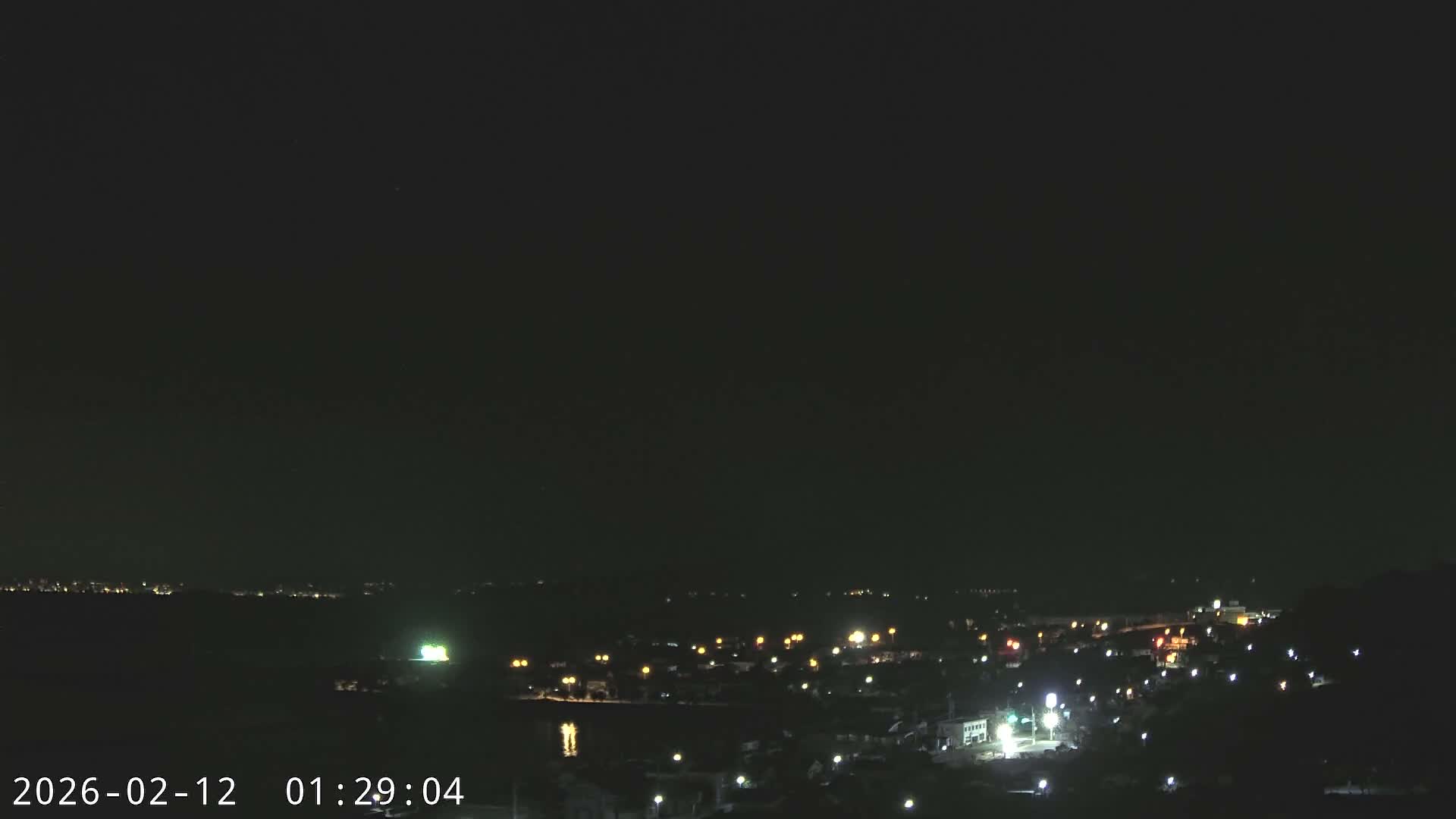 Tarumizu City Skyline & Sakurajima Living Volcano View ( 垂水市のスカイラインと桜島の活火山ビュー ) Live Cam - Hamabira, Tarumizu, Kagoshima Prefecture, Kyushu, Japan