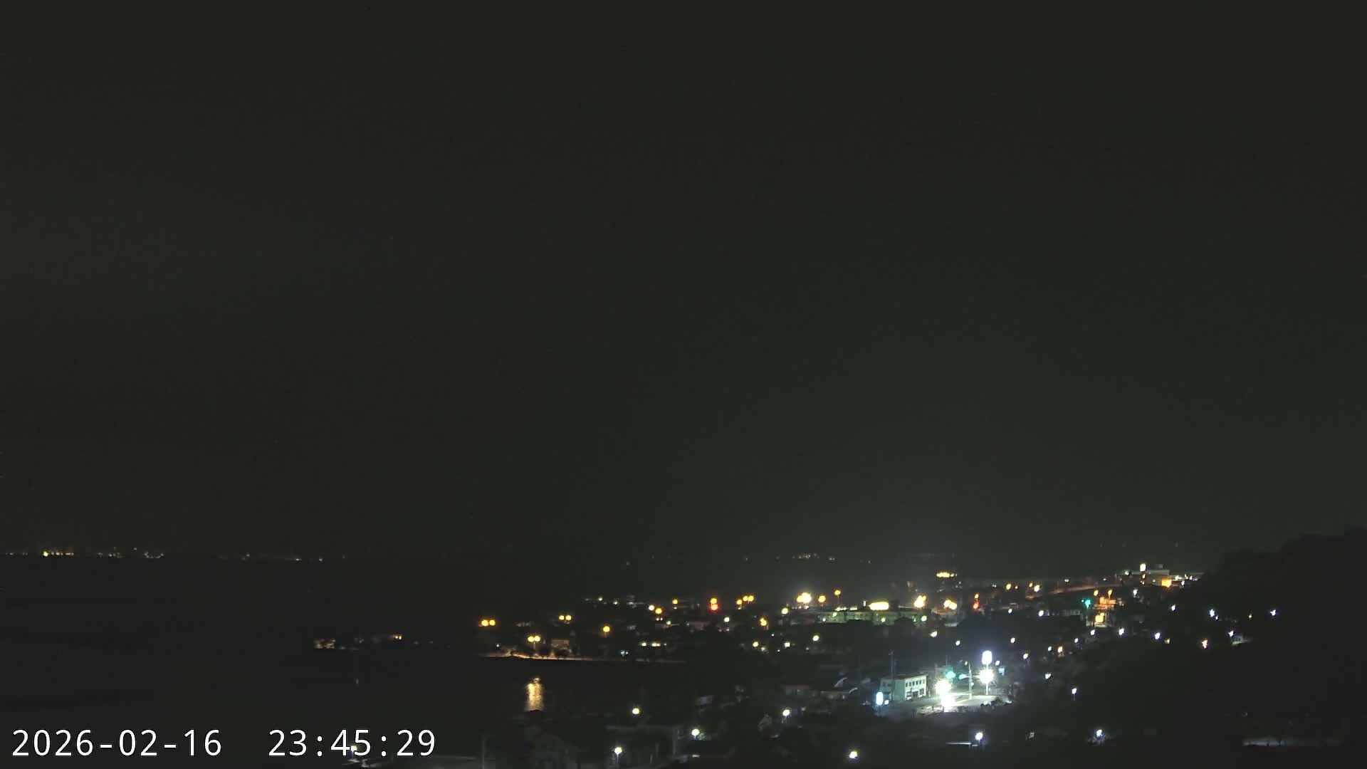 Tarumizu City Skyline & Sakurajima Living Volcano View ( 垂水市のスカイラインと桜島の活火山ビュー ) Live Cam - Hamabira, Tarumizu, Kagoshima Prefecture, Kyushu, Japan