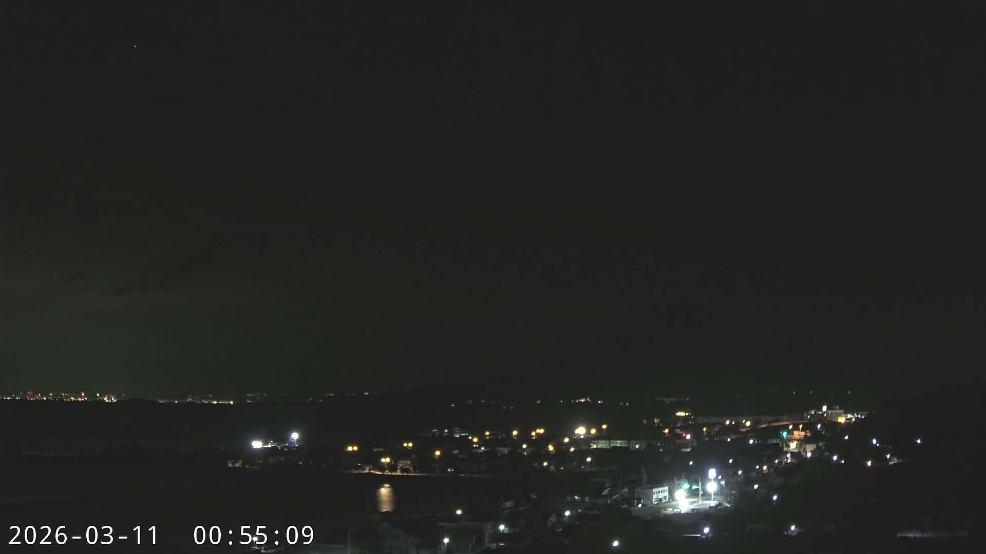 Tarumizu City Skyline & Sakurajima Living Volcano View ( 垂水市のスカイラインと桜島の活火山ビュー ) Live Cam - Hamabira, Tarumizu, Kagoshima Prefecture, Kyushu, Japan