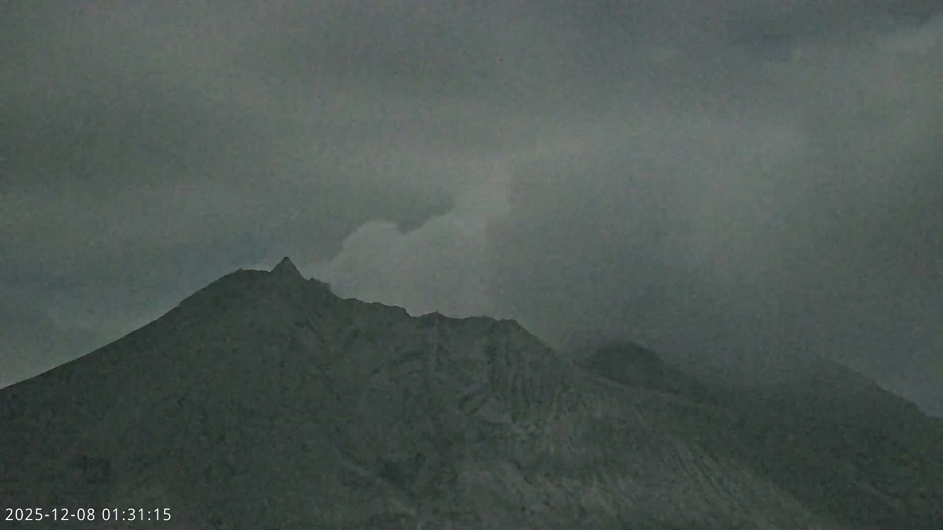 Sakurajima Living Volcano Craters Observation  from Tarumizu City ( 垂水市から桜島活火山火口を観察 ) Live Cam - Ichiki, Tarumizu, Kagoshima Prefecture, Kyushu, Japan