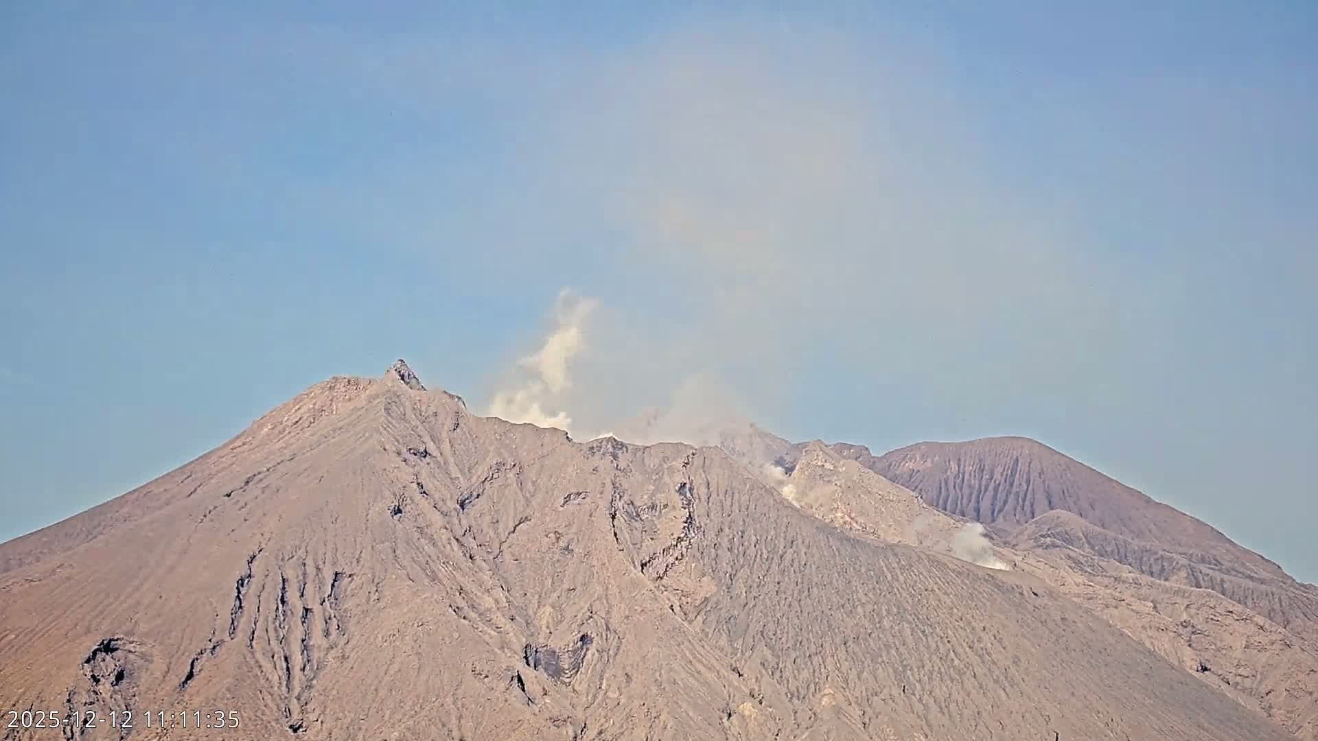 Sakurajima Living Volcano Craters Observation  from Tarumizu City ( 垂水市から桜島活火山火口を観察 ) Live Cam - Ichiki, Tarumizu, Kagoshima Prefecture, Kyushu, Japan
