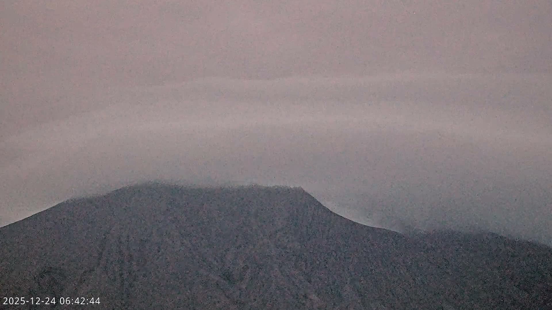 Sakurajima Living Volcano Craters Observation  from Tarumizu City ( 垂水市から桜島活火山火口を観察 ) Live Cam - Ichiki, Tarumizu, Kagoshima Prefecture, Kyushu, Japan