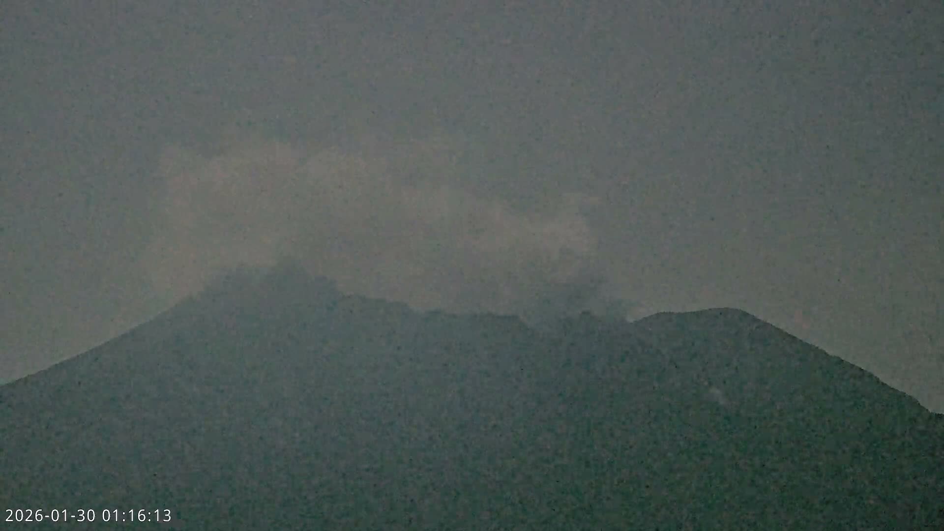 Sakurajima Living Volcano Craters Observation  from Tarumizu City ( 垂水市から桜島活火山火口を観察 ) Live Cam - Ichiki, Tarumizu, Kagoshima Prefecture, Kyushu, Japan