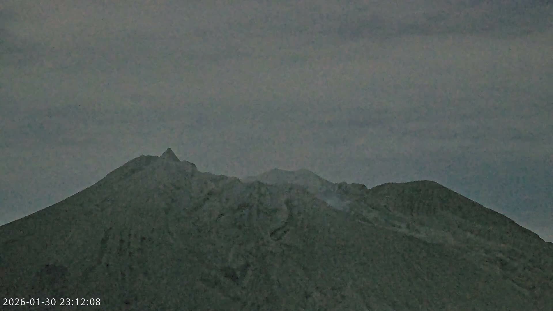 Sakurajima Living Volcano Craters Observation  from Tarumizu City ( 垂水市から桜島活火山火口を観察 ) Live Cam - Ichiki, Tarumizu, Kagoshima Prefecture, Kyushu, Japan