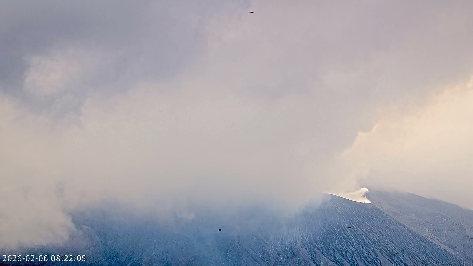 Sakurajima Living Volcano Craters Observation  from Tarumizu City ( 垂水市から桜島活火山火口を観察 ) Live Cam - Ichiki, Tarumizu, Kagoshima Prefecture, Kyushu, Japan