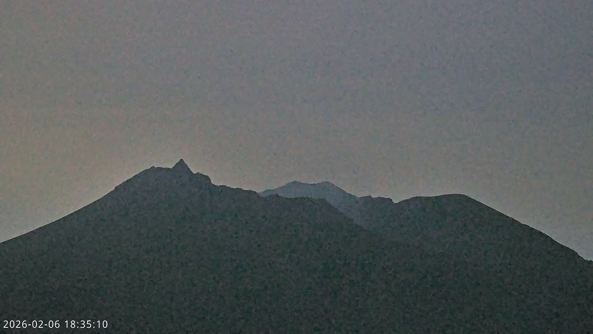 Sakurajima Living Volcano Craters Observation  from Tarumizu City ( 垂水市から桜島活火山火口を観察 ) Live Cam - Ichiki, Tarumizu, Kagoshima Prefecture, Kyushu, Japan