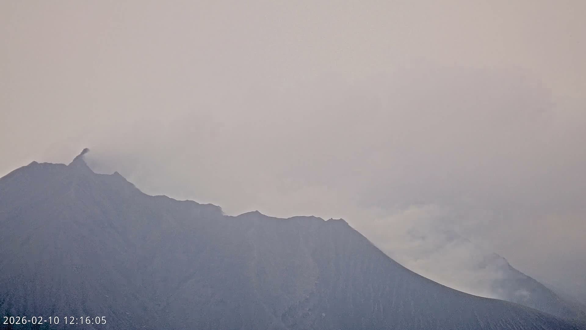 Sakurajima Living Volcano Craters Observation  from Tarumizu City ( 垂水市から桜島活火山火口を観察 ) Live Cam - Ichiki, Tarumizu, Kagoshima Prefecture, Kyushu, Japan
