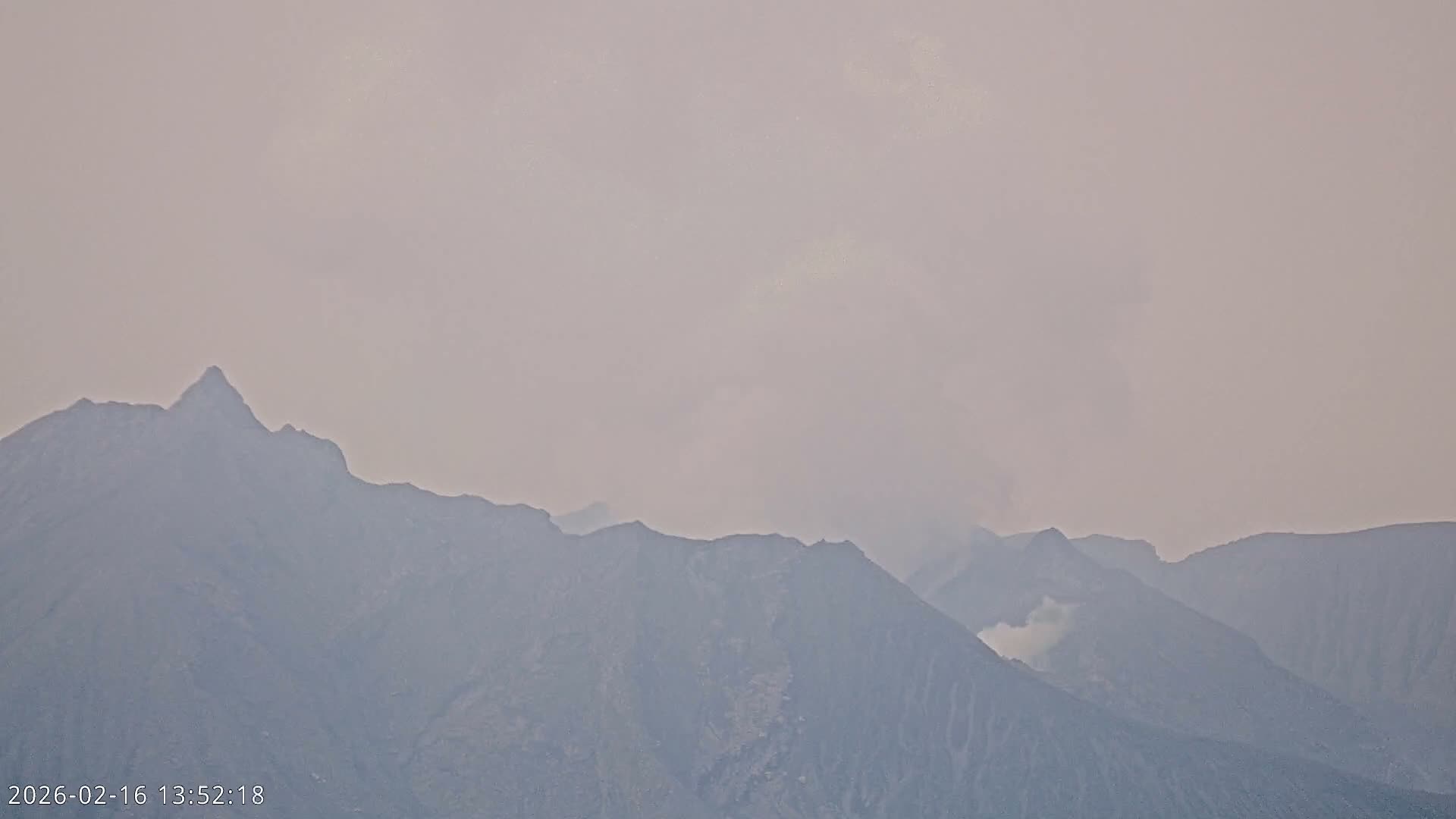 Sakurajima Living Volcano Craters Observation  from Tarumizu City ( 垂水市から桜島活火山火口を観察 ) Live Cam - Ichiki, Tarumizu, Kagoshima Prefecture, Kyushu, Japan