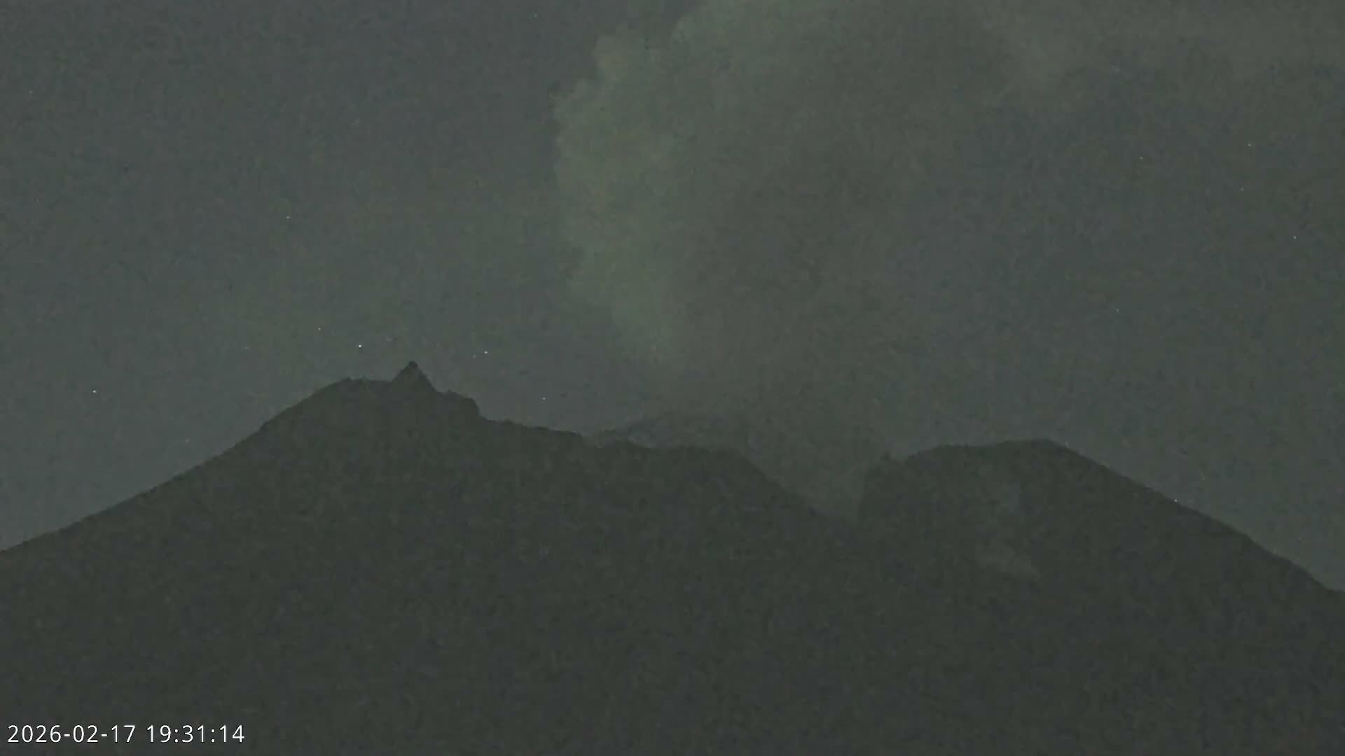 Sakurajima Living Volcano Craters Observation  from Tarumizu City ( 垂水市から桜島活火山火口を観察 ) Live Cam - Ichiki, Tarumizu, Kagoshima Prefecture, Kyushu, Japan
