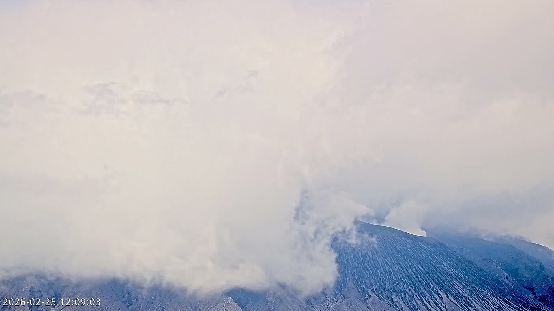 Sakurajima Living Volcano Craters Observation  from Tarumizu City ( 垂水市から桜島活火山火口を観察 ) Live Cam - Ichiki, Tarumizu, Kagoshima Prefecture, Kyushu, Japan