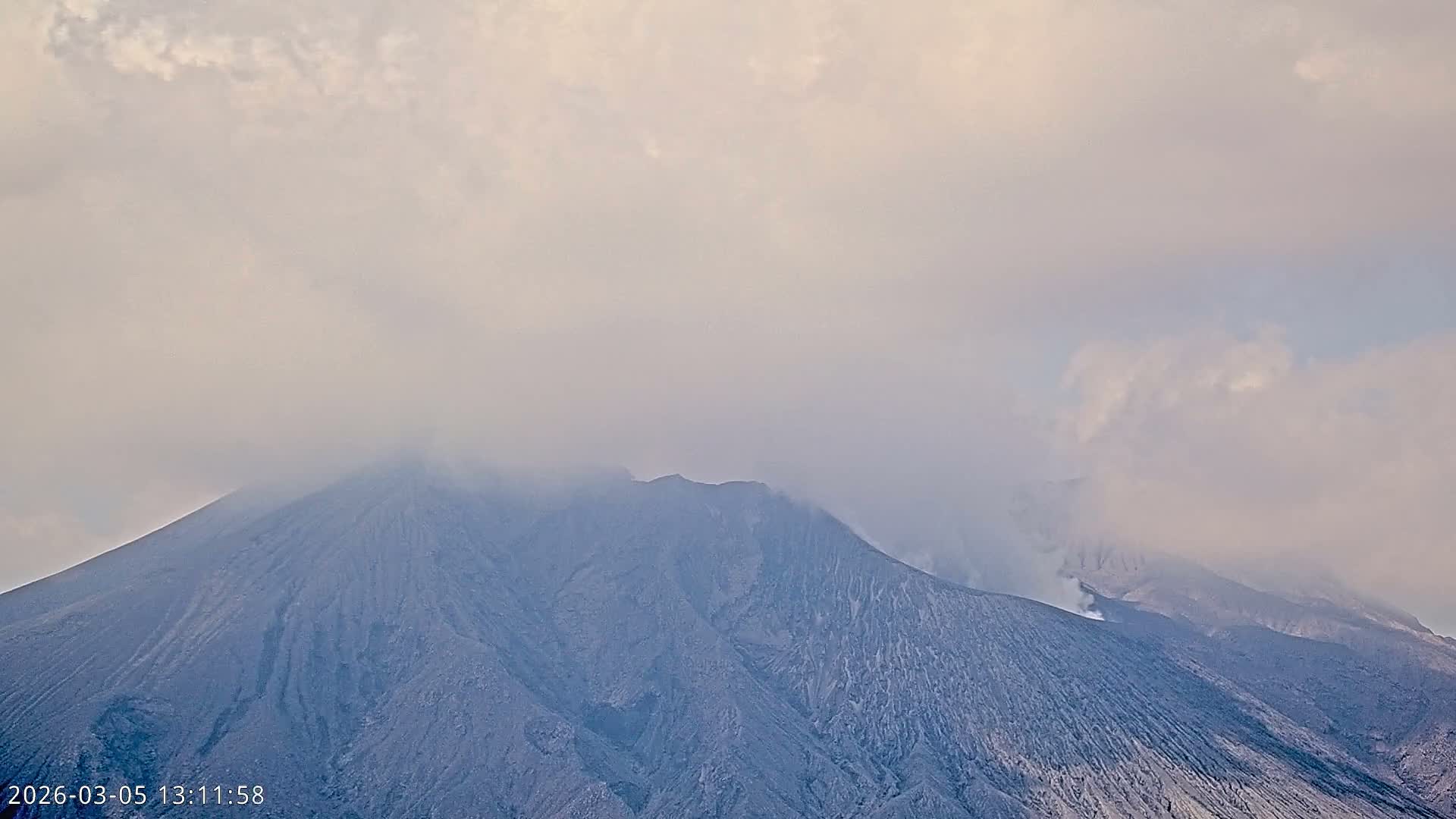 Sakurajima Living Volcano Craters Observation  from Tarumizu City ( 垂水市から桜島活火山火口を観察 ) Live Cam - Ichiki, Tarumizu, Kagoshima Prefecture, Kyushu, Japan