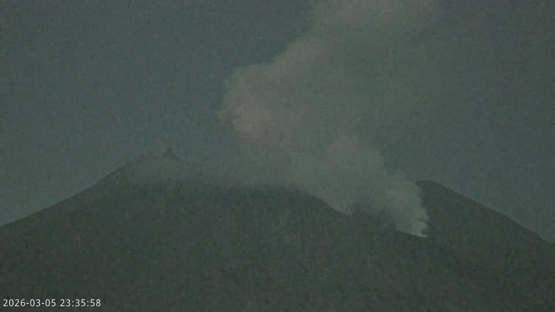 Sakurajima Living Volcano Craters Observation  from Tarumizu City ( 垂水市から桜島活火山火口を観察 ) Live Cam - Ichiki, Tarumizu, Kagoshima Prefecture, Kyushu, Japan