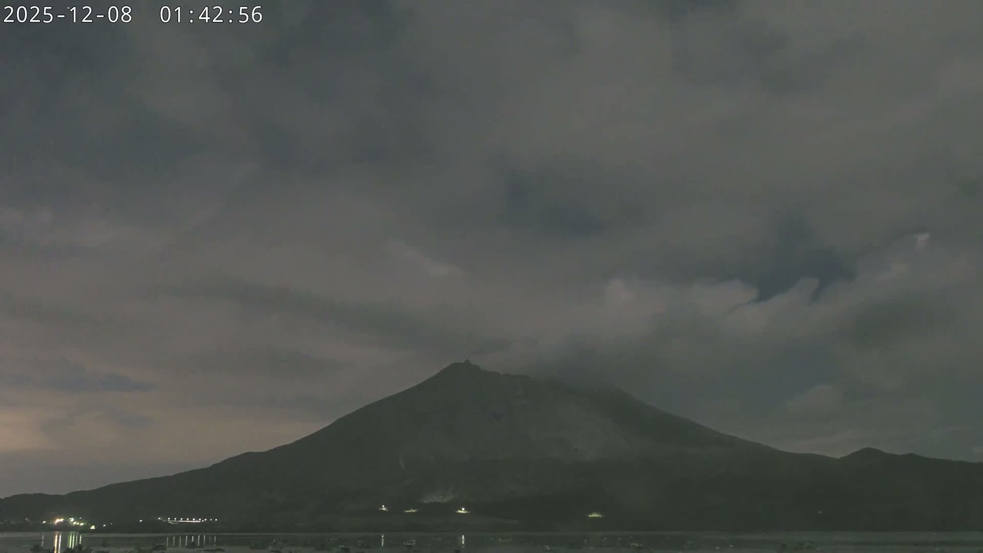 Tarumizu, Kaigata Fishing Port & Sakurajima Living Volcano View ( 垂水・貝潟漁港＆桜島リビングボルケーノビュー )  Live Cam - Kaigata, Tarumizu, Kagoshima Prefecture, Kyushu, Japan